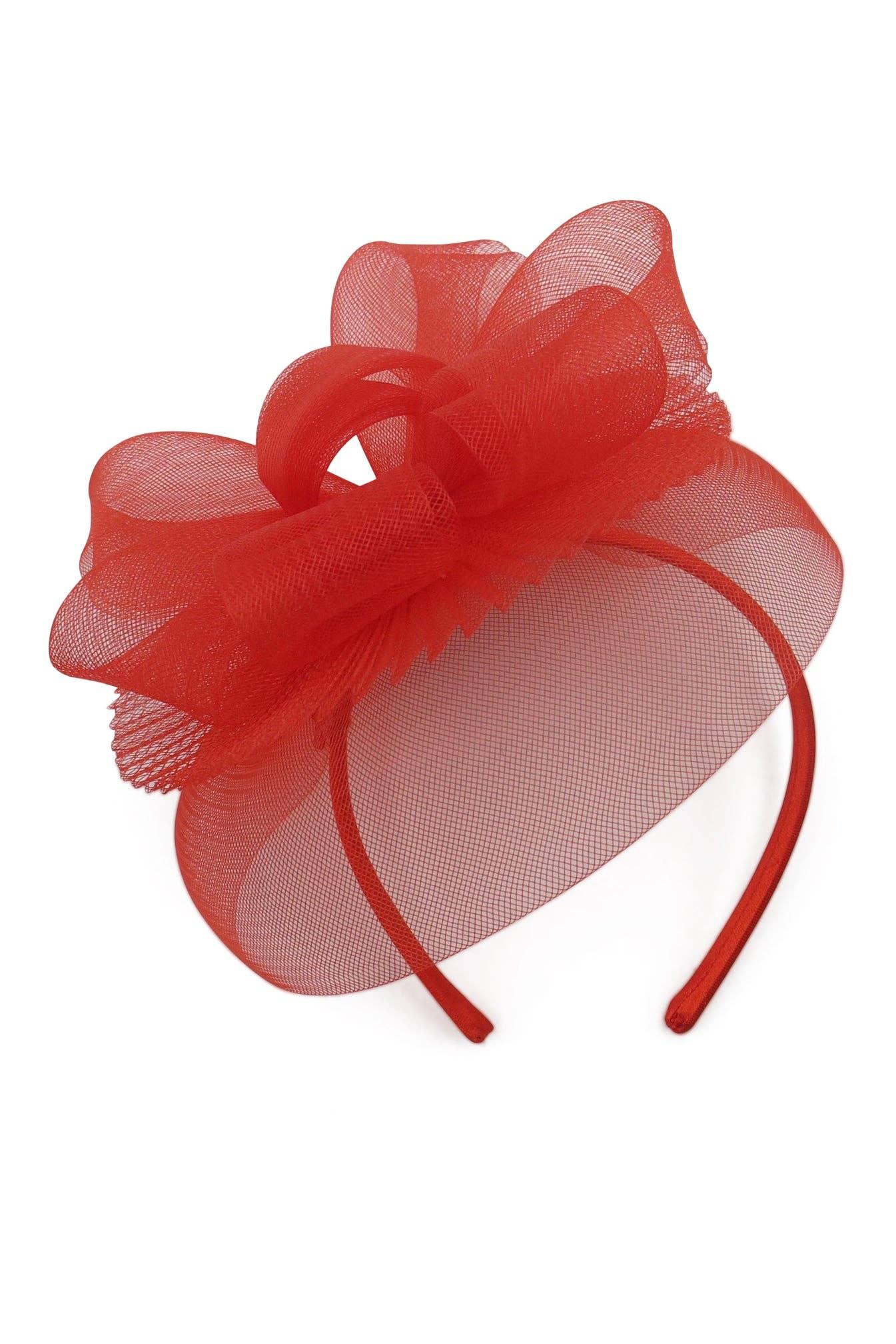 Morgan & Taylor - Simone Fascinator in Red Product Image