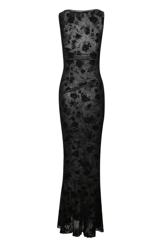 VENETIA MAXI DRESS - BLACK Product Image
