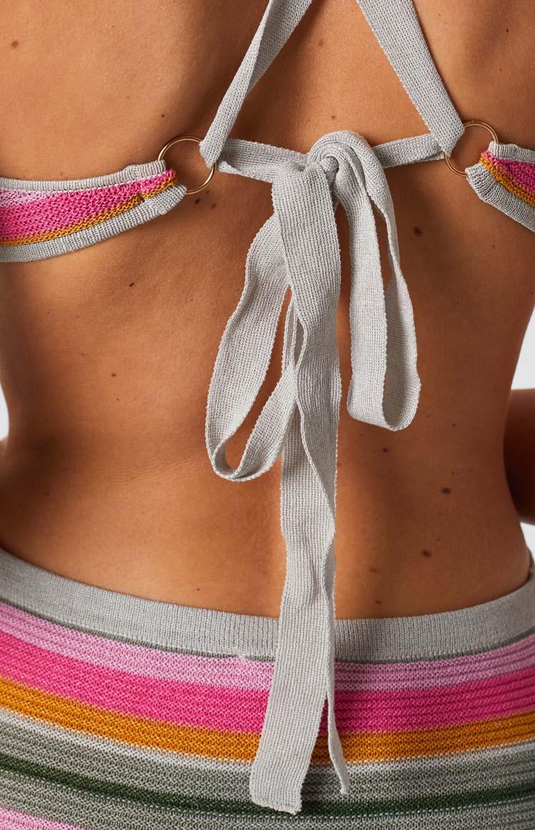 Riviera Stripe Mini Dress Multi Product Image