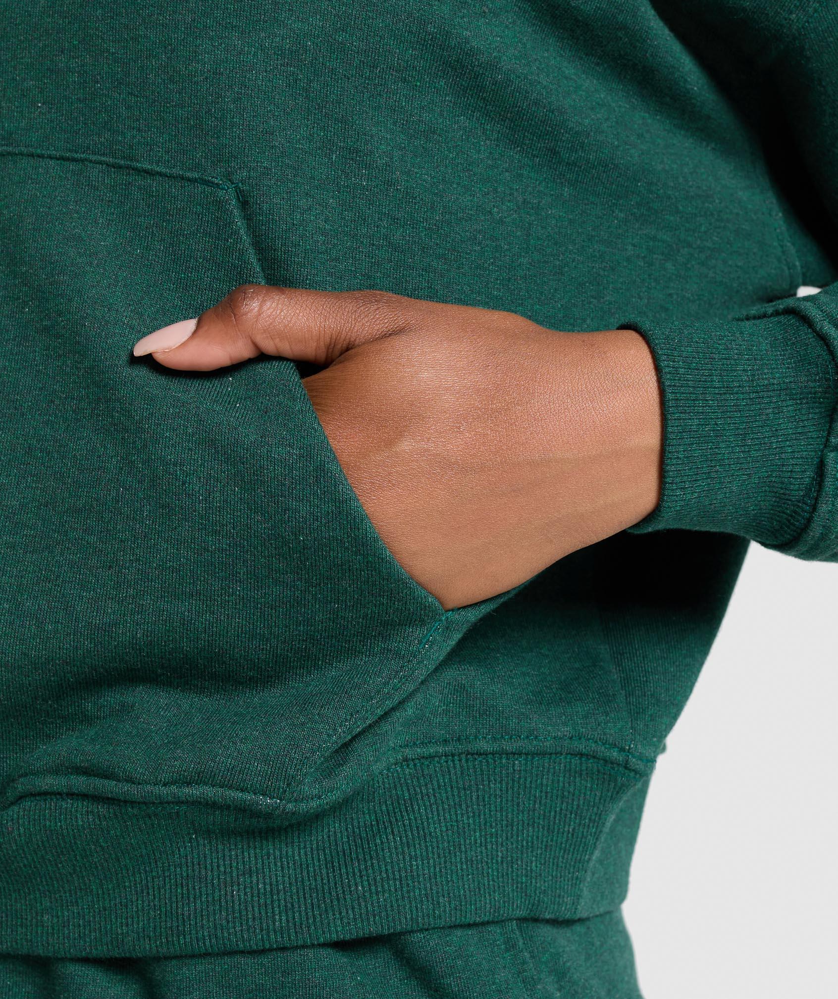 Gymshark Rest Day Sweats 1/2 Zip Pullover - Bros Bold Teal Marl Female Product Image