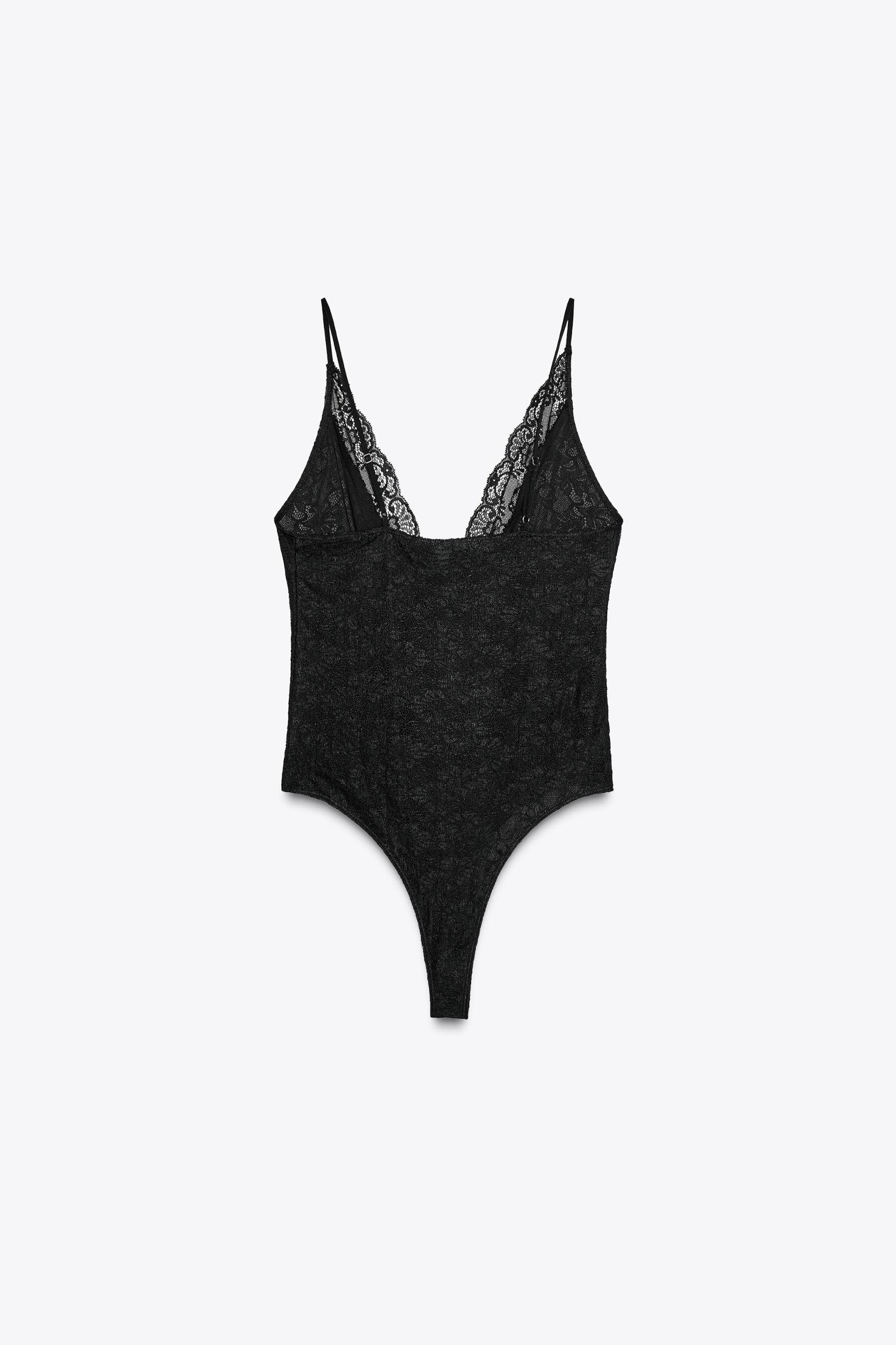 LACE BOW BODYSUIT Product Image