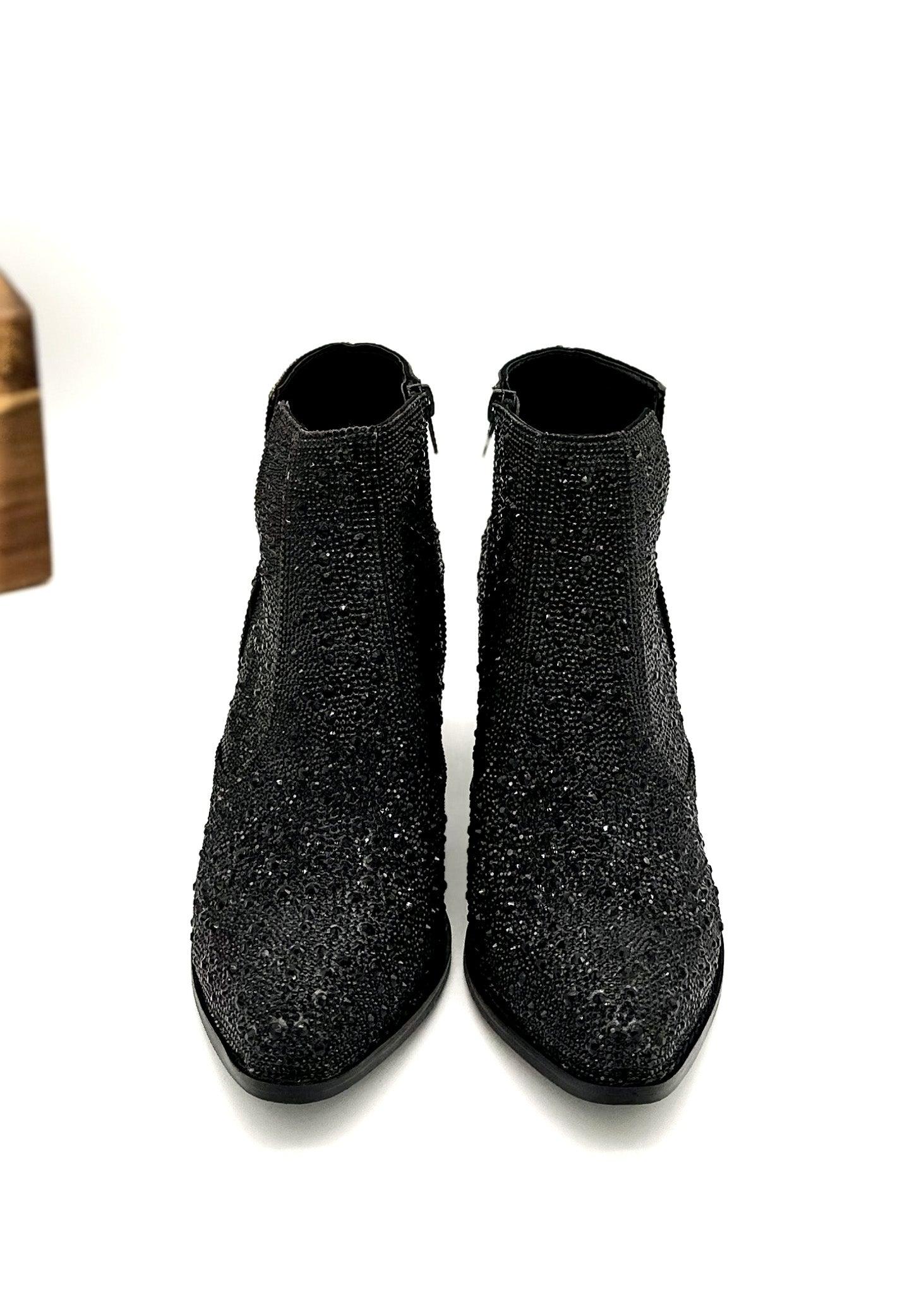 Shine Star Rhinestone Bootie in Silver (Online Exclusive) Product Image