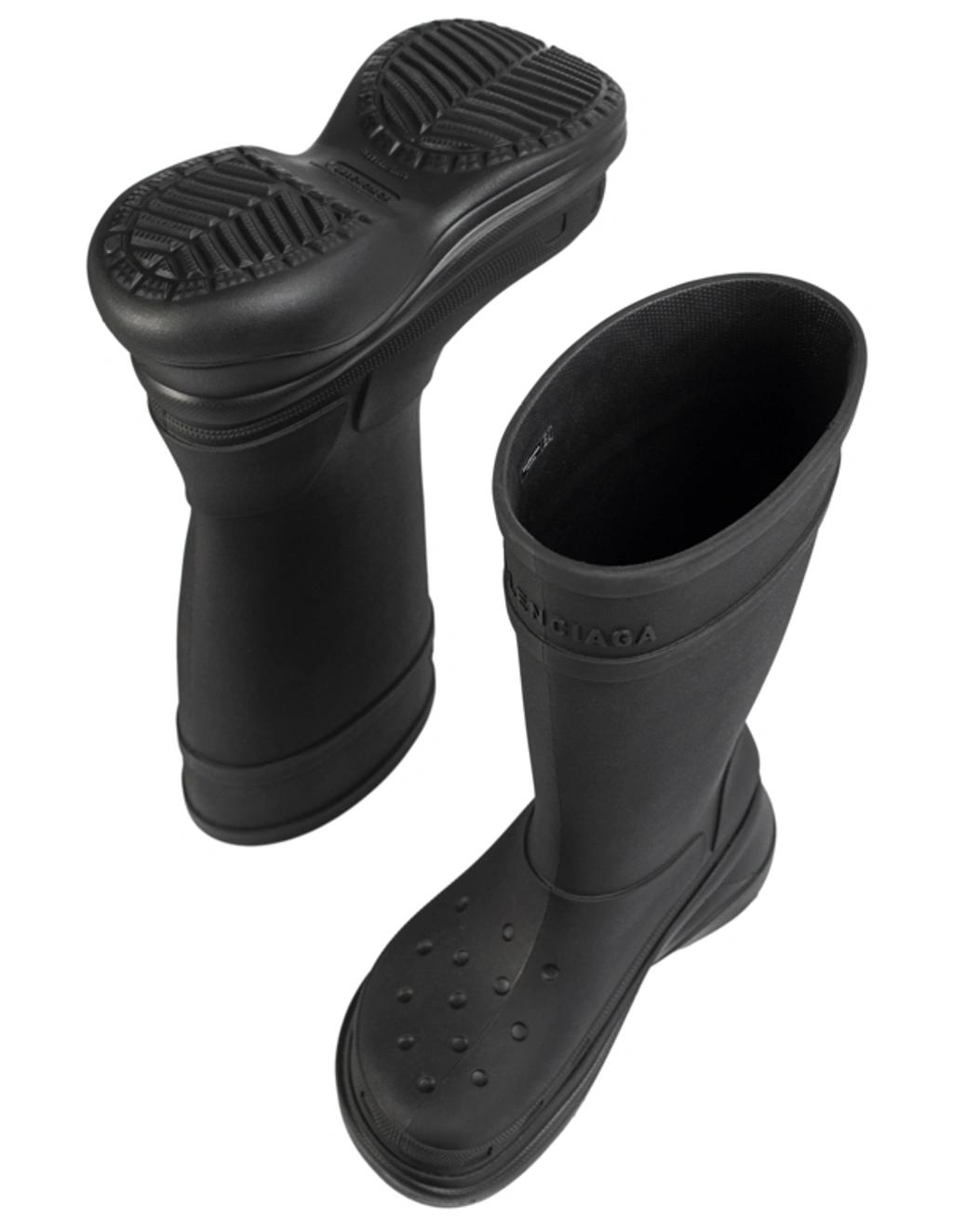 BALENCIAGA X Crocs Water Resistant Boot In Black Product Image