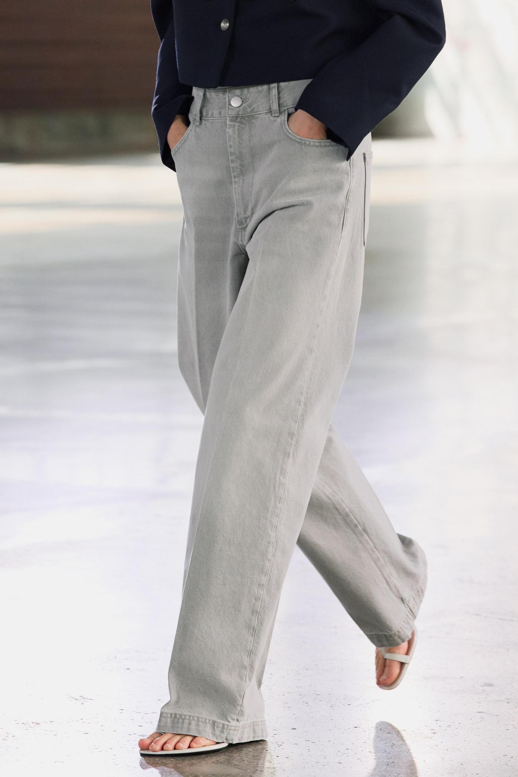 ZW COLLECTION HIGH WAIST WIDE LEG JEANS Product Image