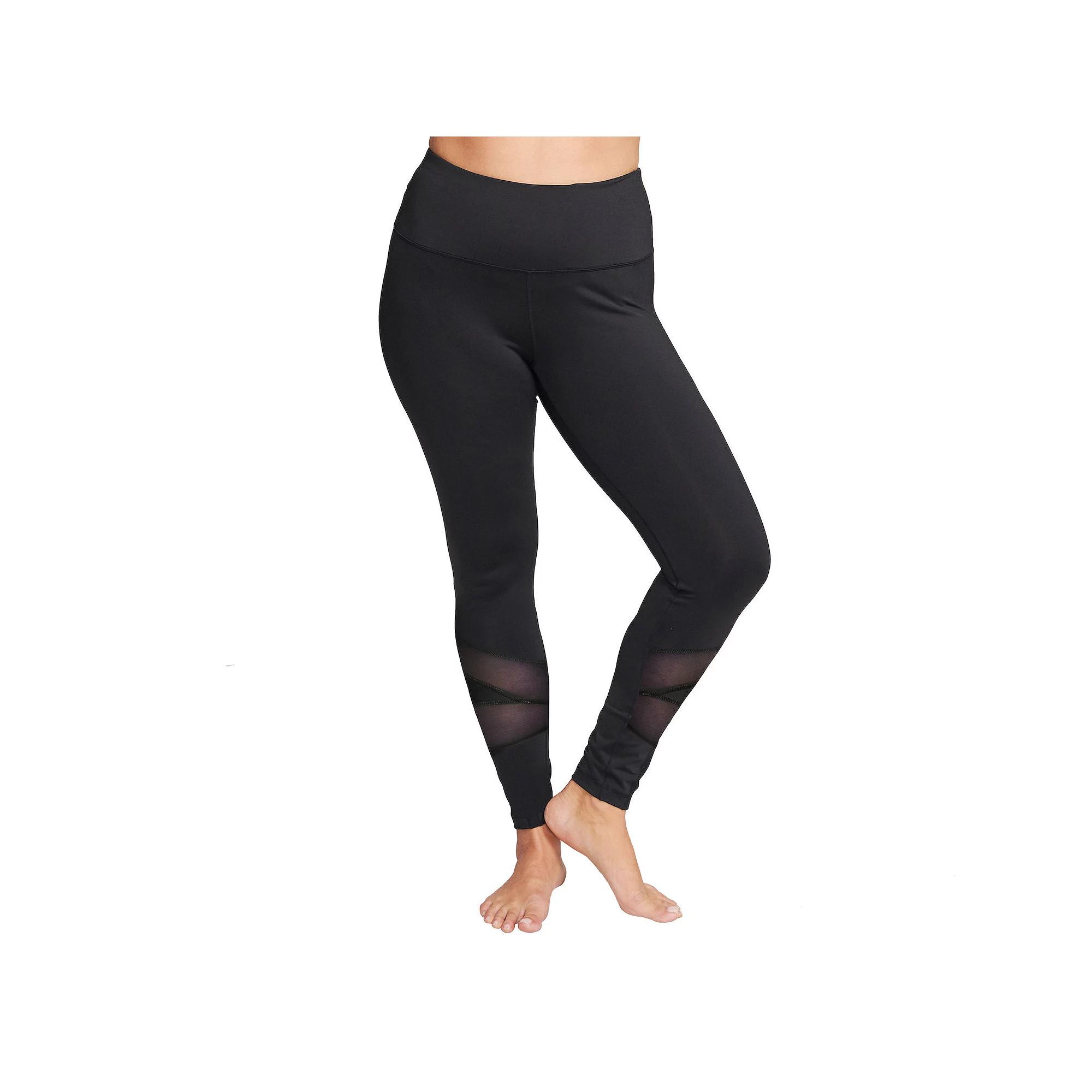 Plus Size Mazu Swim High-Waist Slimming Swim Leggings, Women's, Size: 1XL, Black Product Image