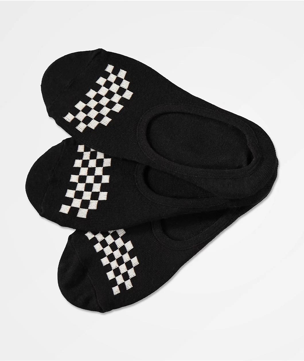Vans Canoodle Black 3 Pack No Show Socks Product Image