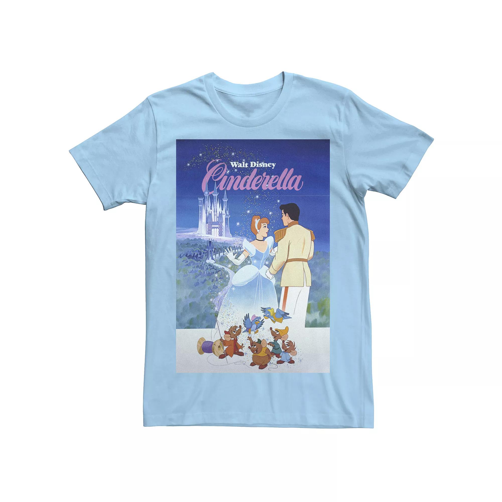 Disney's Cinderella Men's Retro Poster Tee,  Product Image