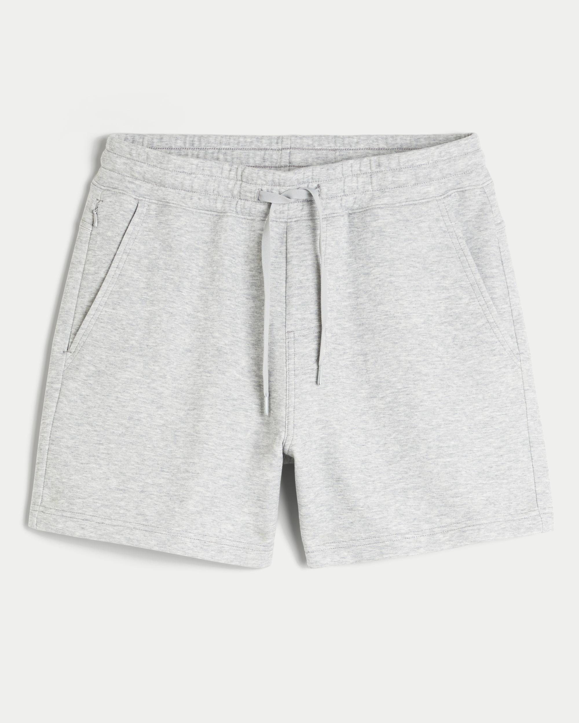Mid-Thigh Cooling Fleece Shorts Product Image