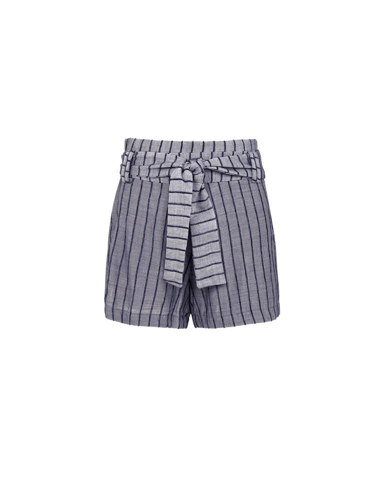 Mara Shorts - Sailboat Pinstripe Product Image
