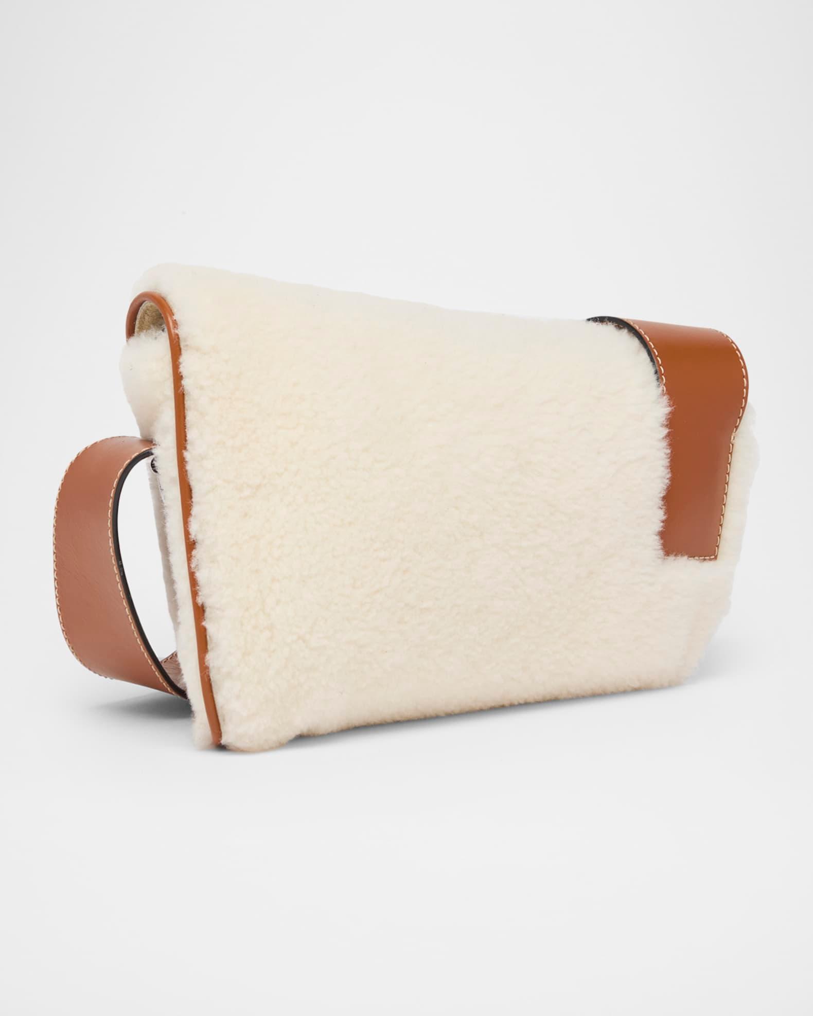 T-Bar Sling Shearling Shoulder Bag Product Image