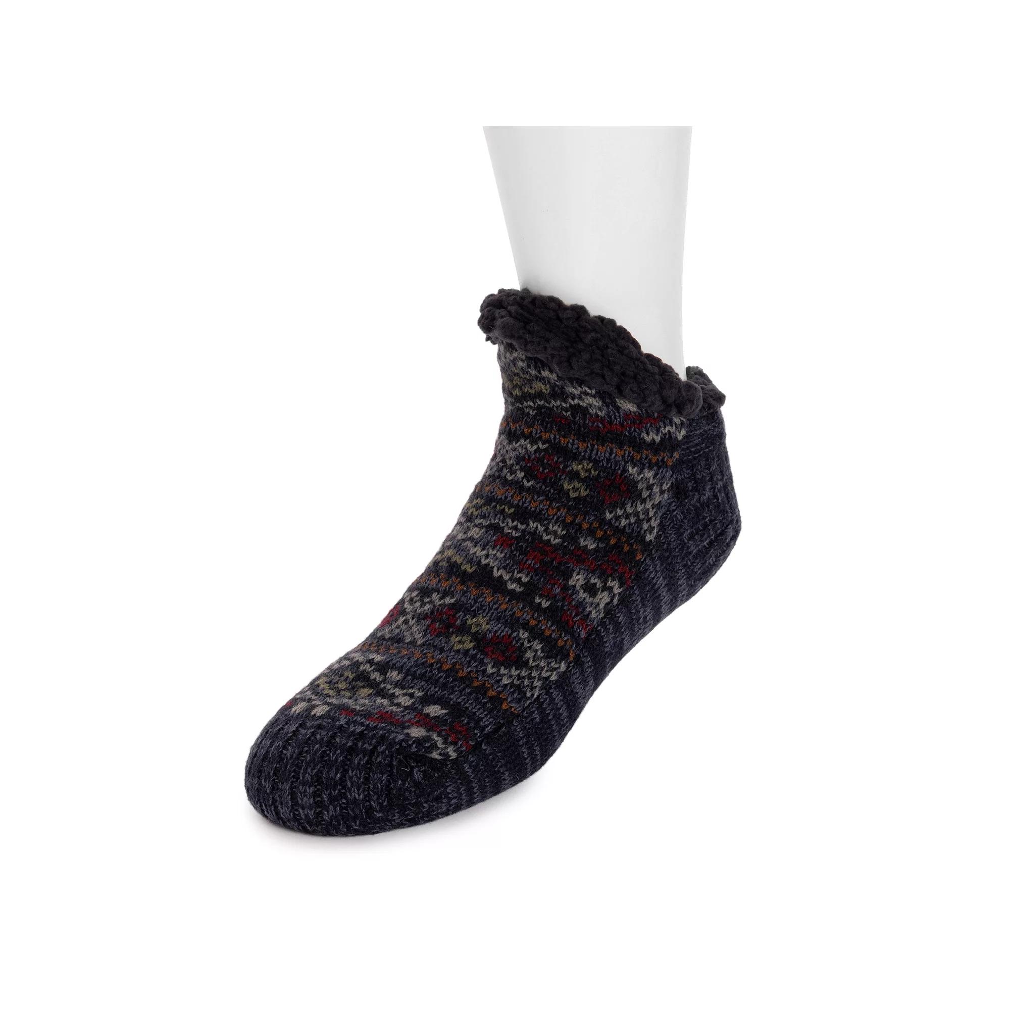 Men's MUK LUKS® Ankle Cabin Socks,  Product Image