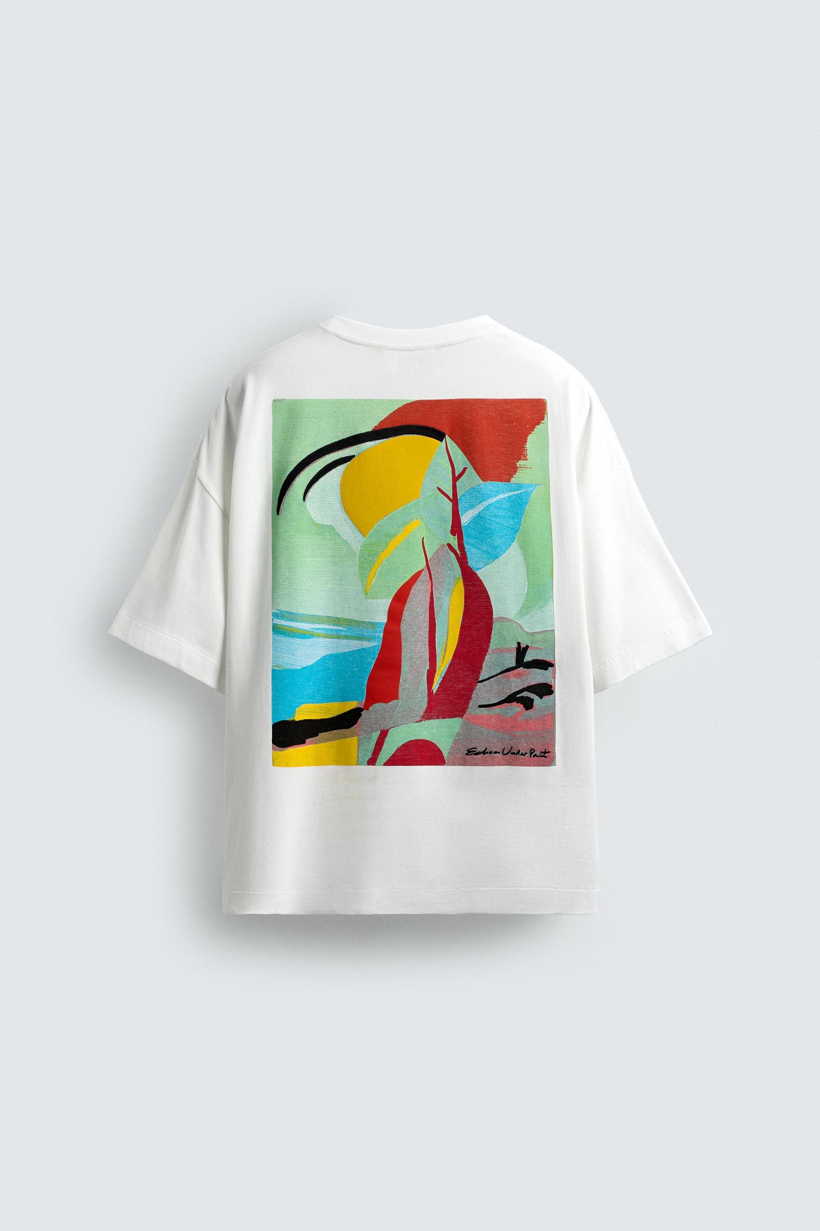 ABSTRACT PRINT T-SHIRT Product Image