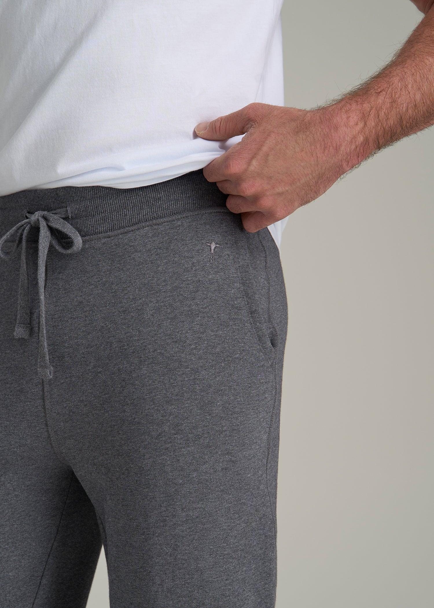 Wearever 2.0 Fleece Joggers for Tall Men in Charcoal Mix Male Product Image