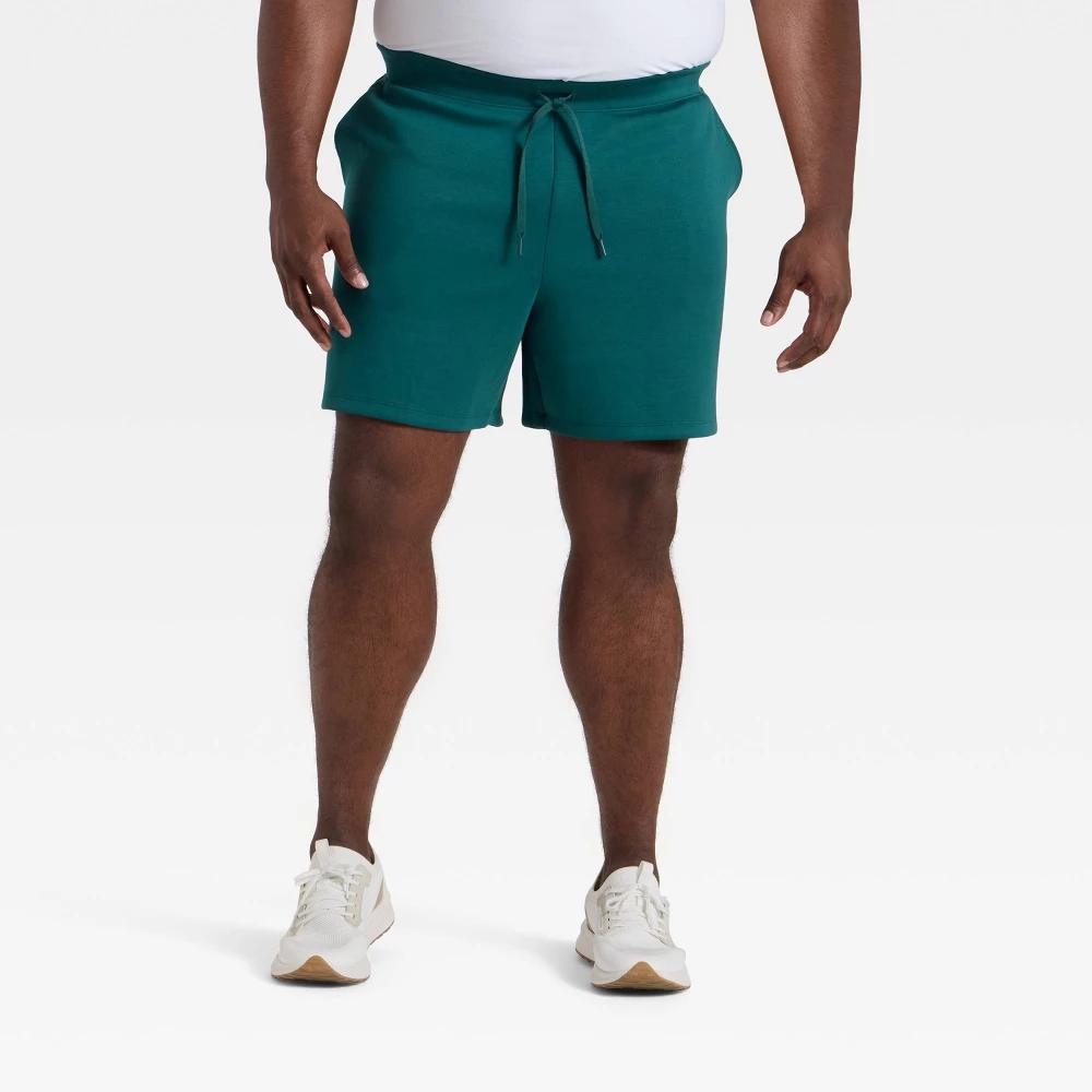 Men's Big Spacer Shorts - All In Motion™ Teal Blue 3XL Product Image