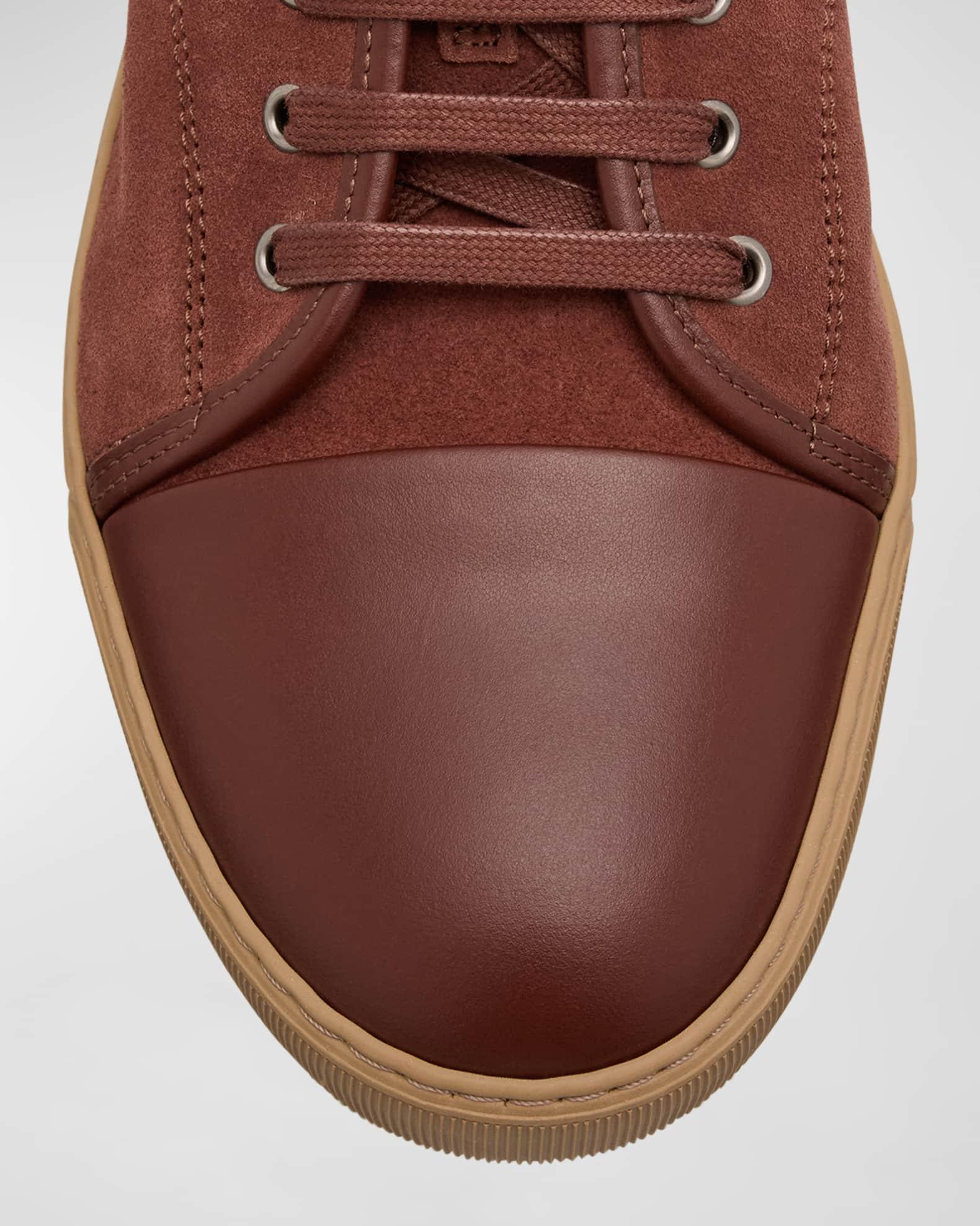 Men's Matte Cap-Toe Low-Top Sneakers Product Image