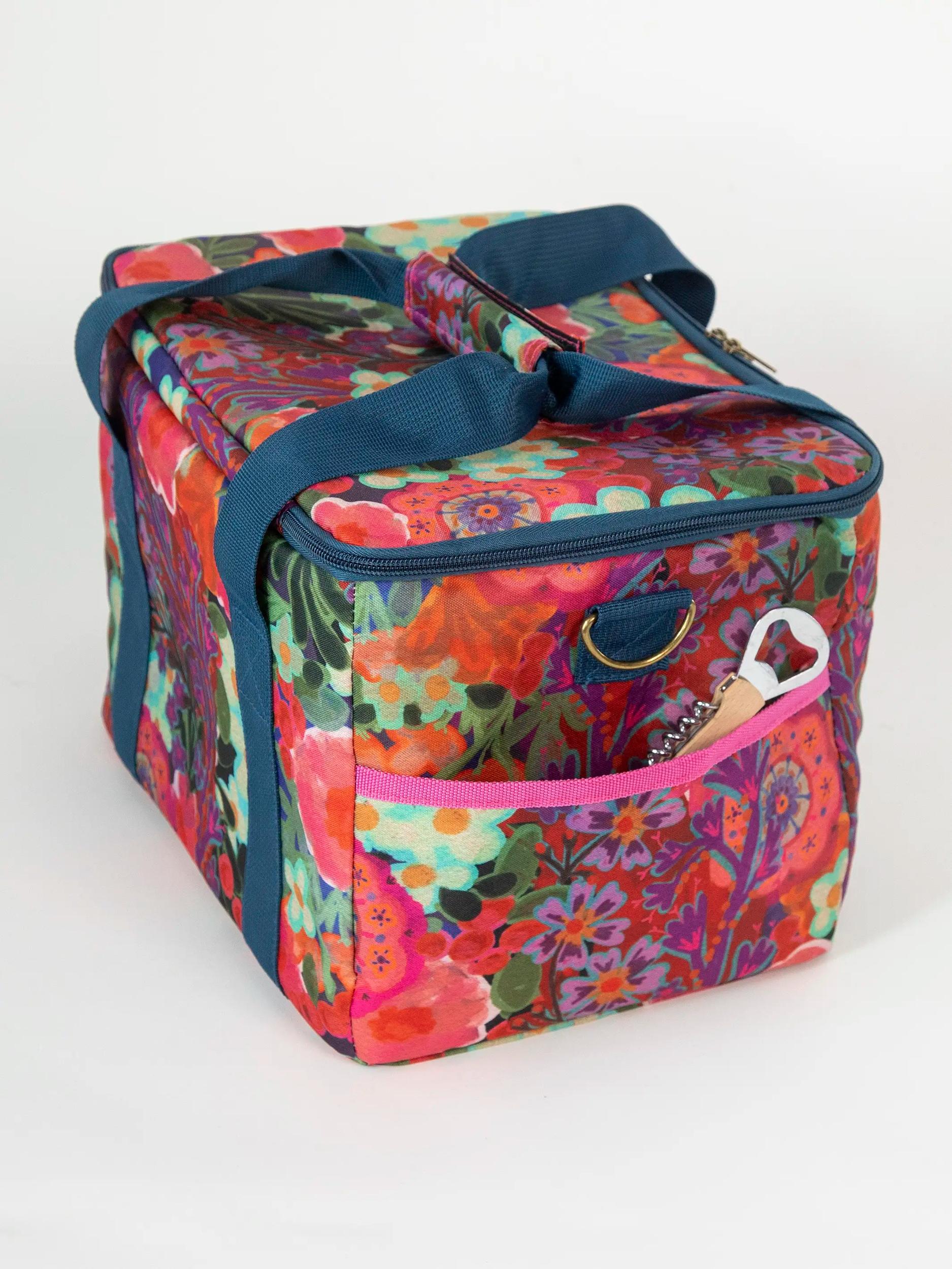 Cooler Tote - Pink Painted Garden Product Image