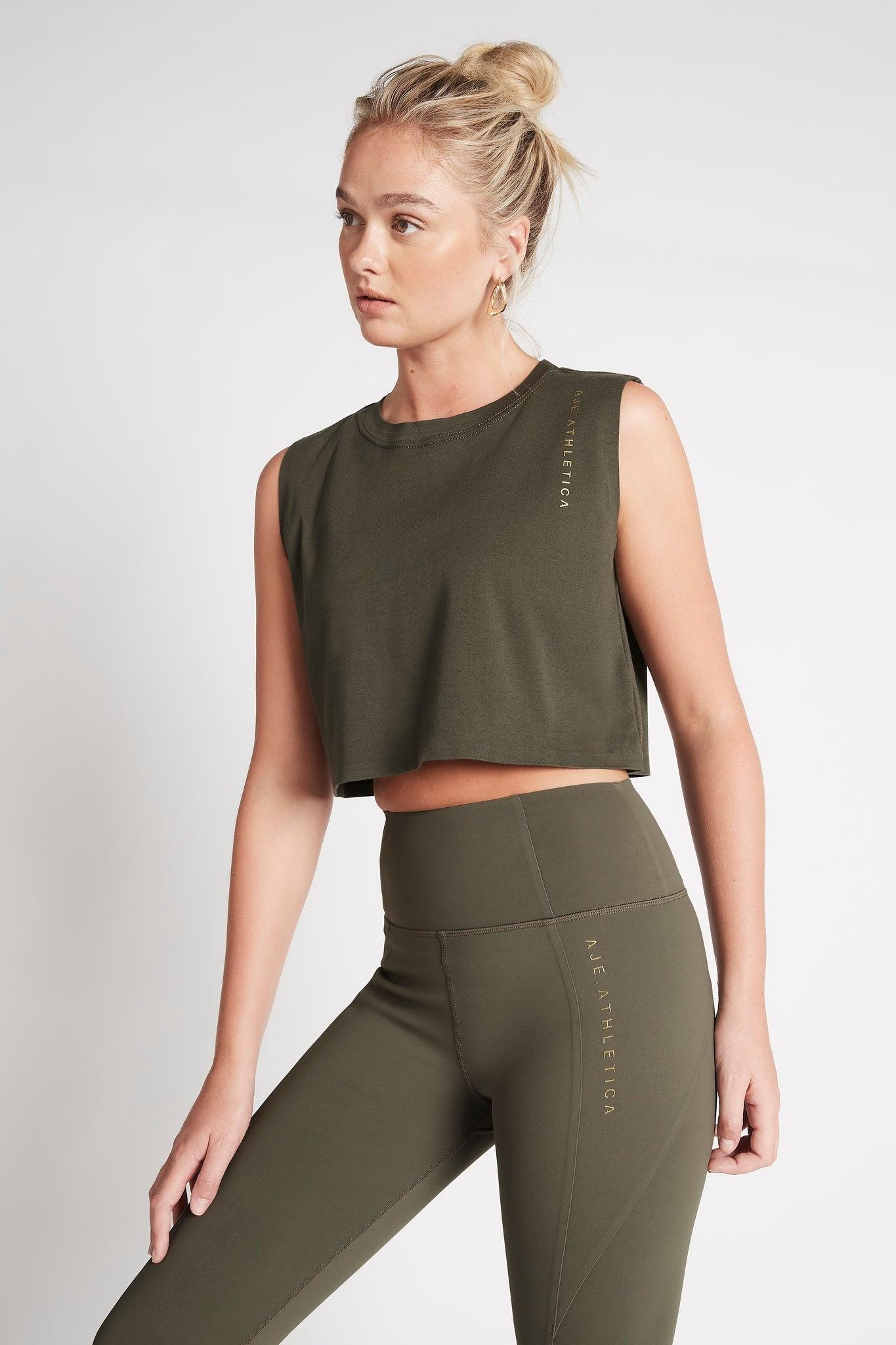 Cropped Embossed Signature Logo Tank 112 Product Image