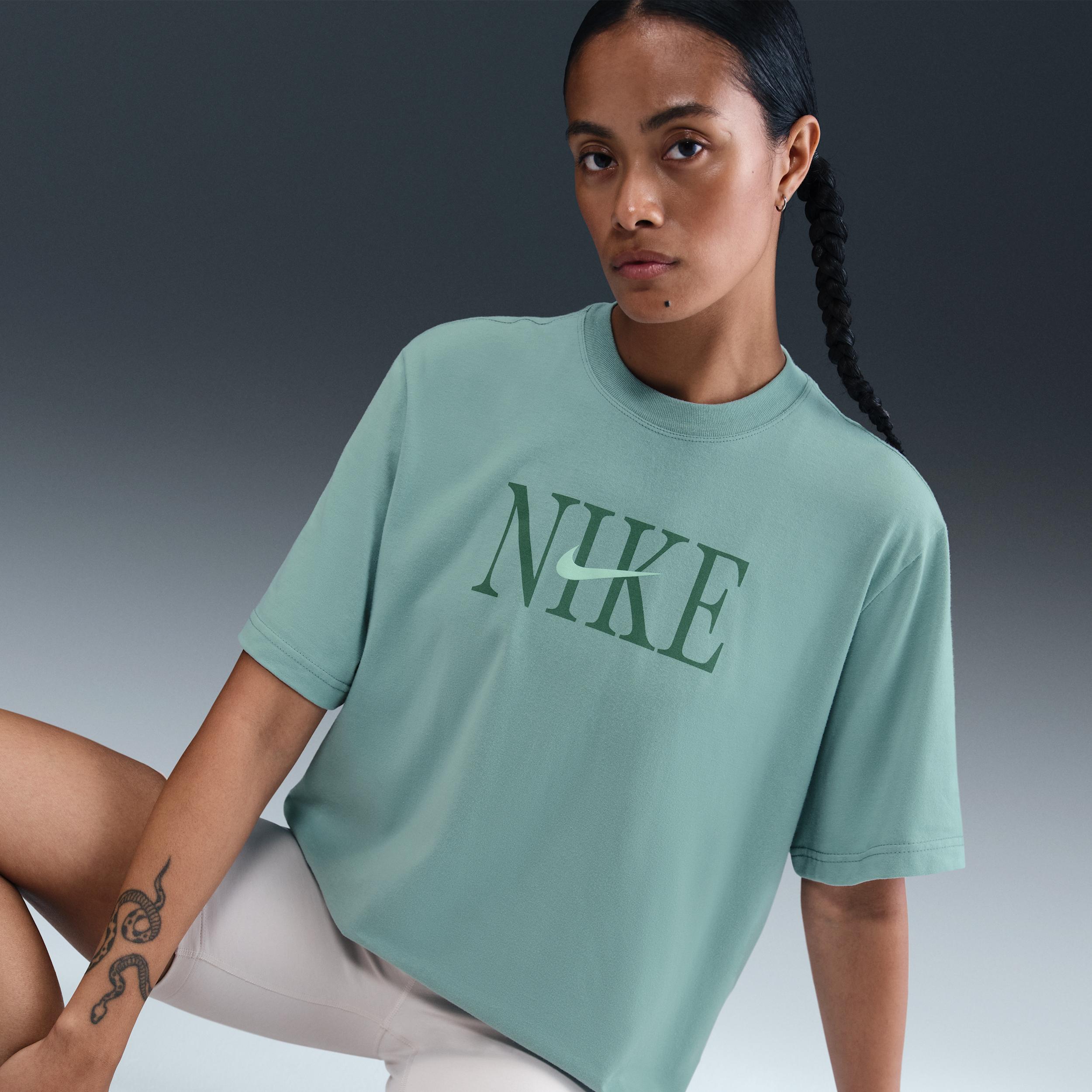 Womens Nike Sportswear Essential Boxy Graphic T-Shirt | IH7810-017 Product Image