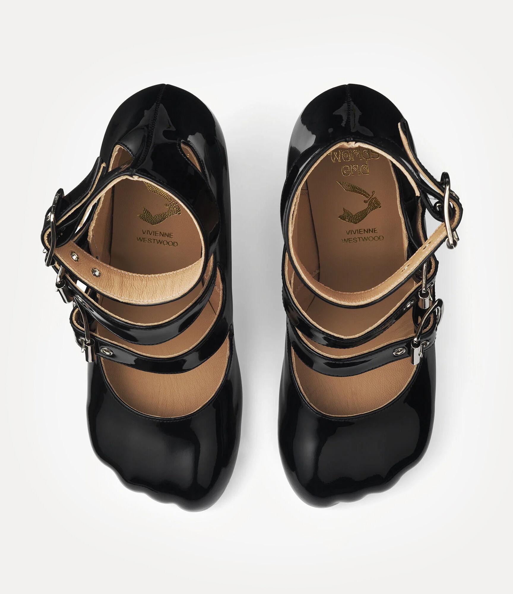 Animal Toe Three-Strap Shoe Product Image
