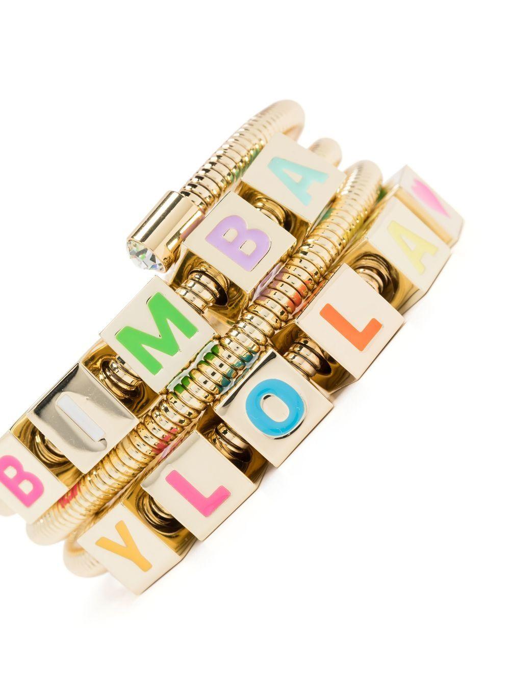 coil-chain logo bracelet Product Image
