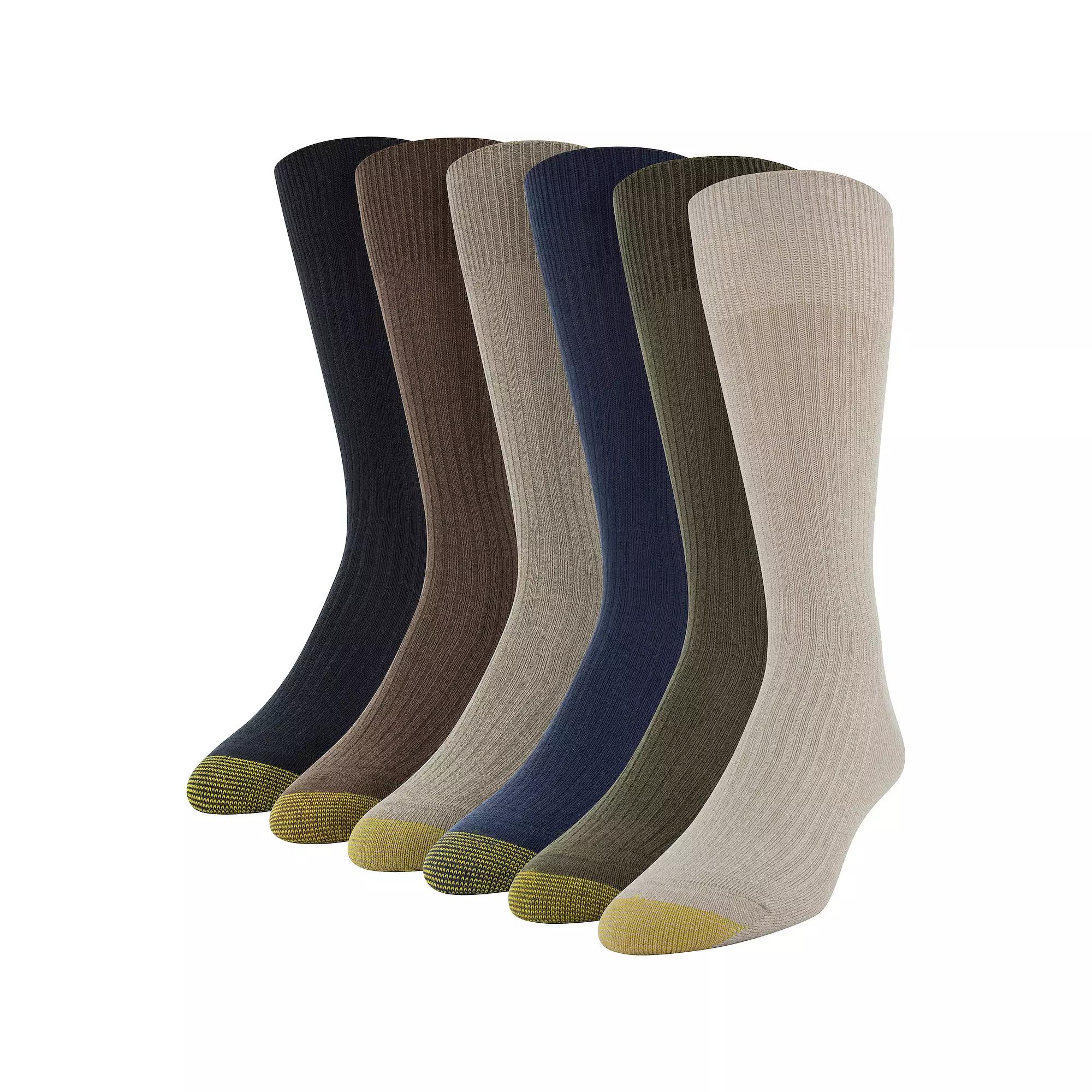 Men's GOLDTOE® 6-Pack Extended  Product Image