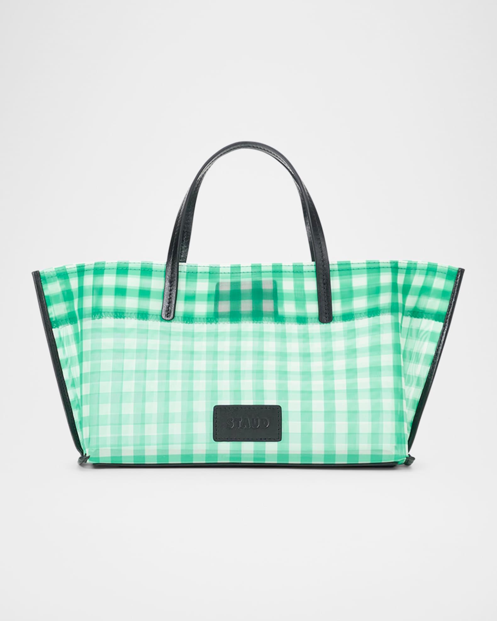 Christos Mini Plaid Mesh Tote Bag Product Image