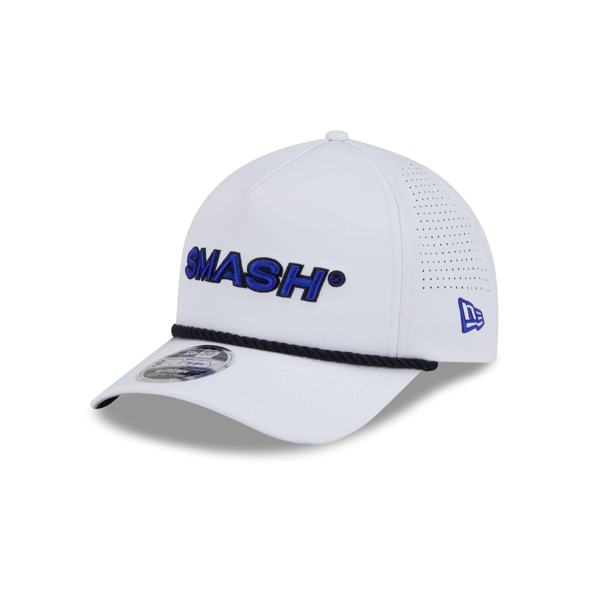 Smash GC White 9FORTY M-Crown A-Frame Snapback Hat Male Product Image