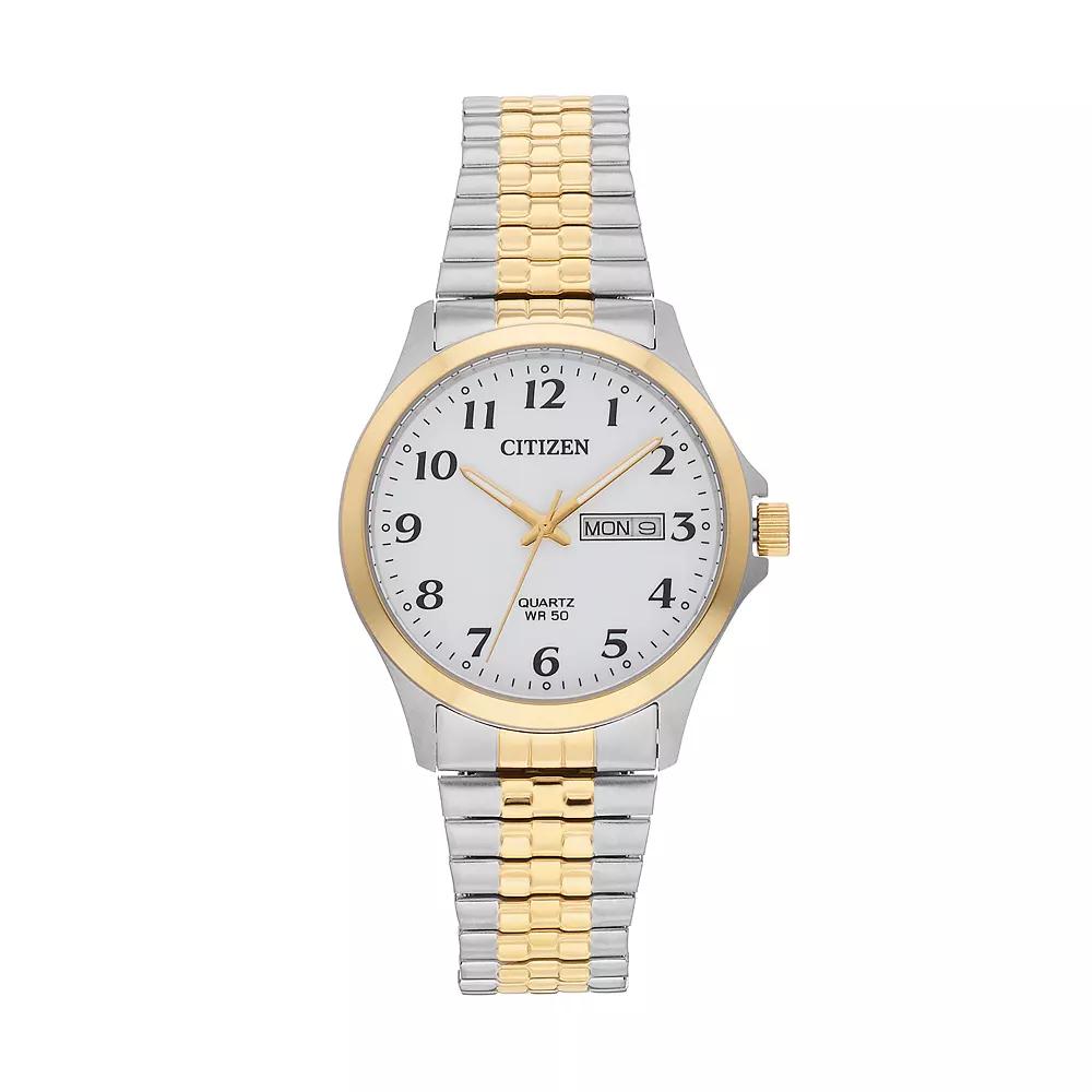 Citizen Mens Two Tone Stainless Steel Expansion Watch - BF5004-93A Product Image