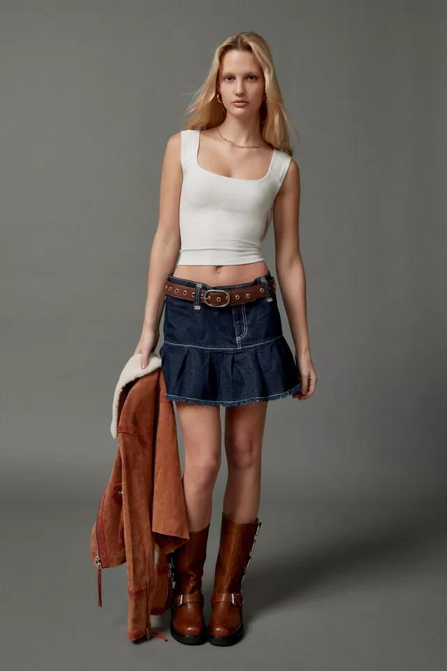 BDG Ribbed Square Neck Tank Top Product Image