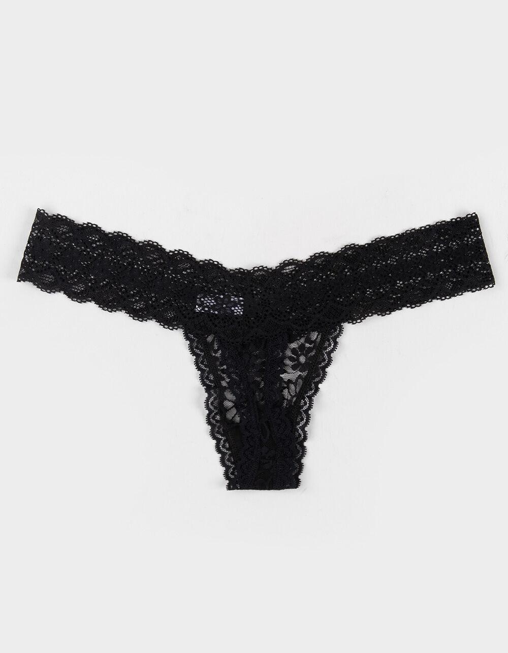 FULL TILT Lace Thong - LT PURPLE Product Image