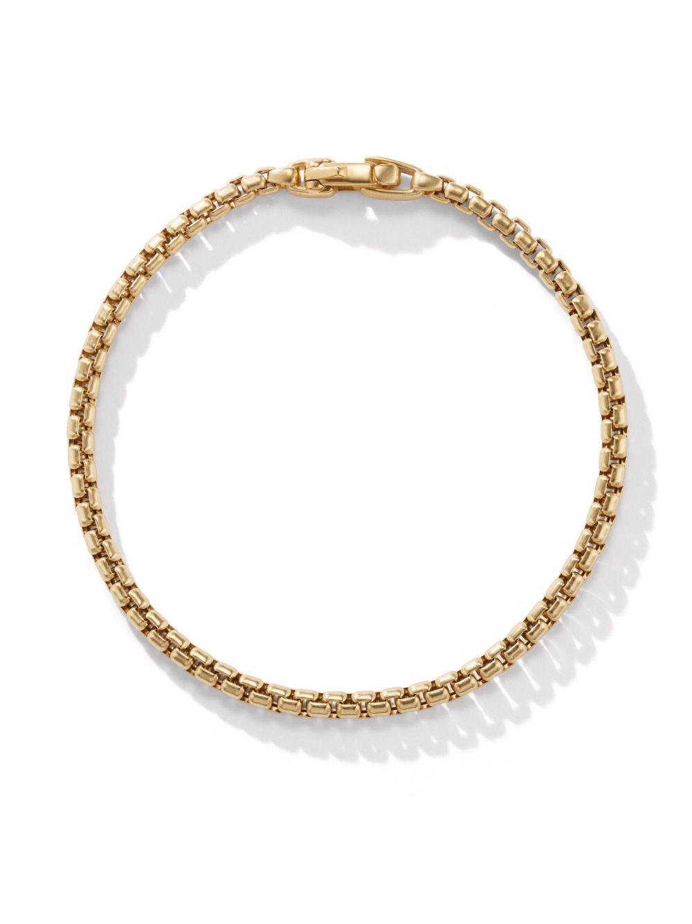 18kt yellow gold Box Chain bracelet (3.4mm) Product Image
