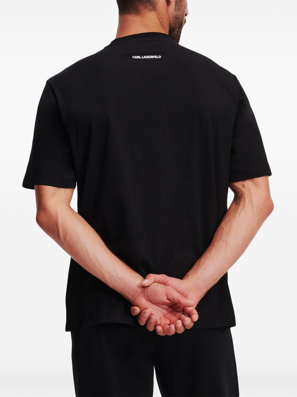 logo-patch cotton T-shirt Product Image