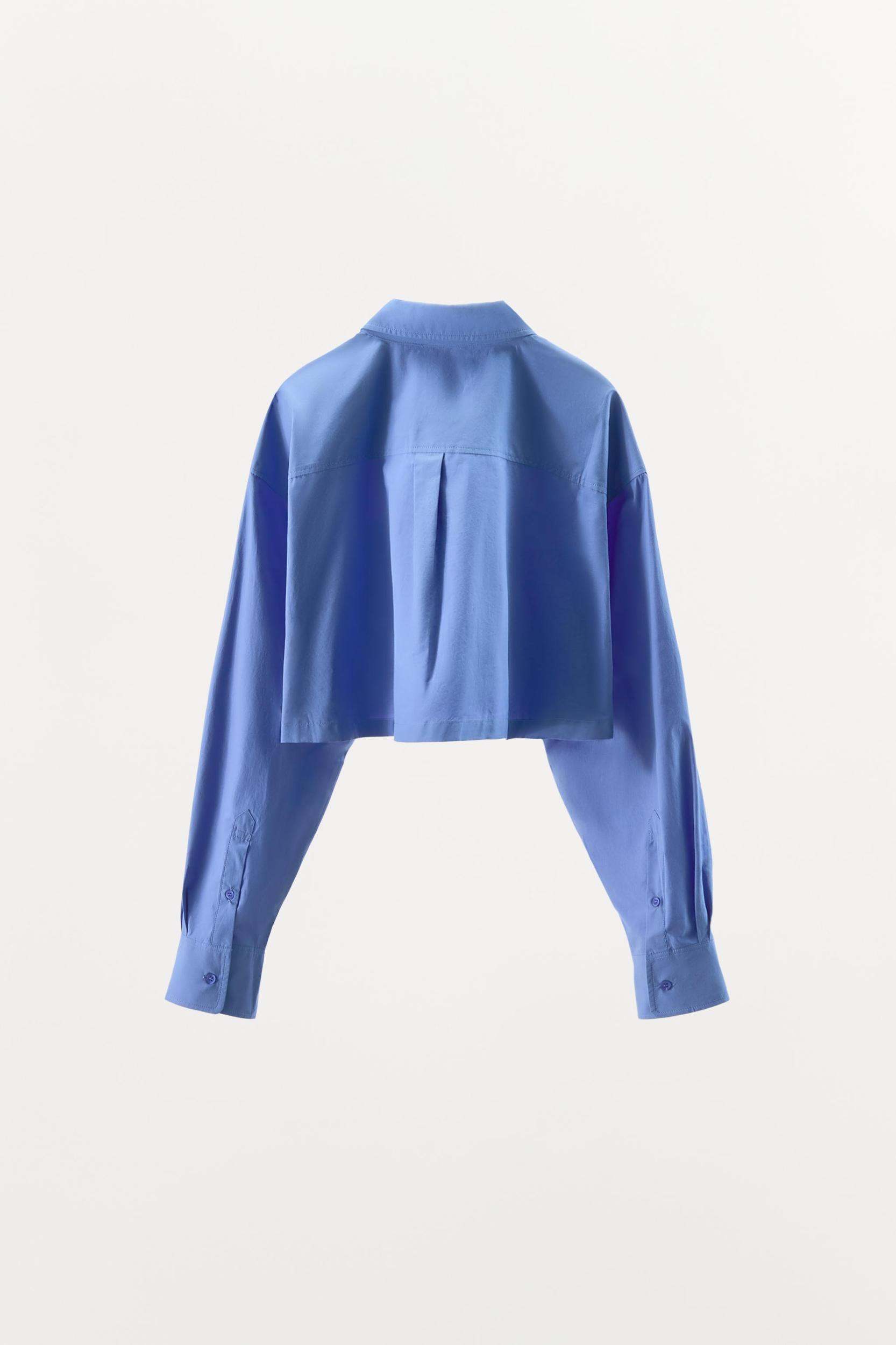 CROPPED POPLIN SHIRT Product Image
