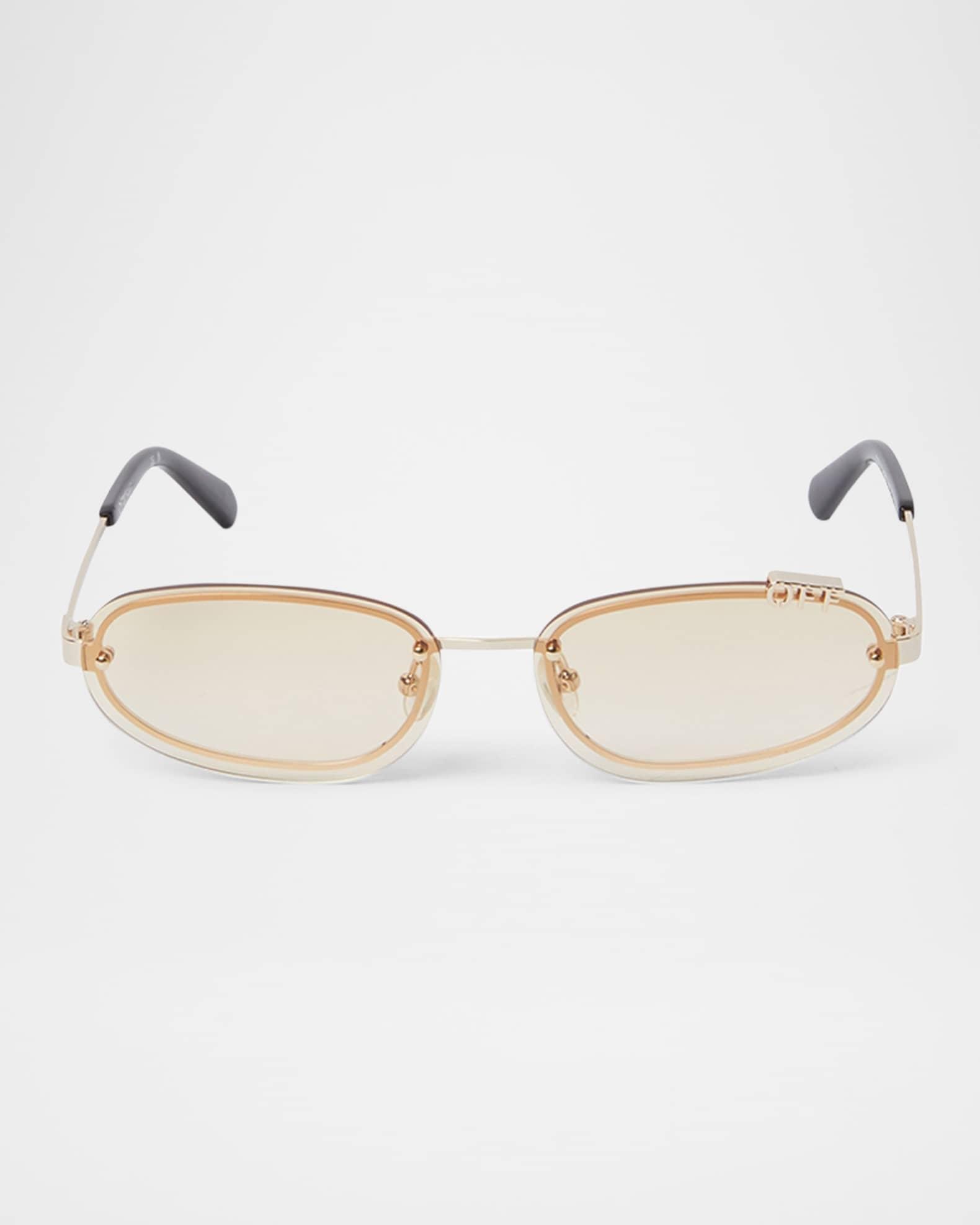 Miami Metal Oval Sunglasses Product Image