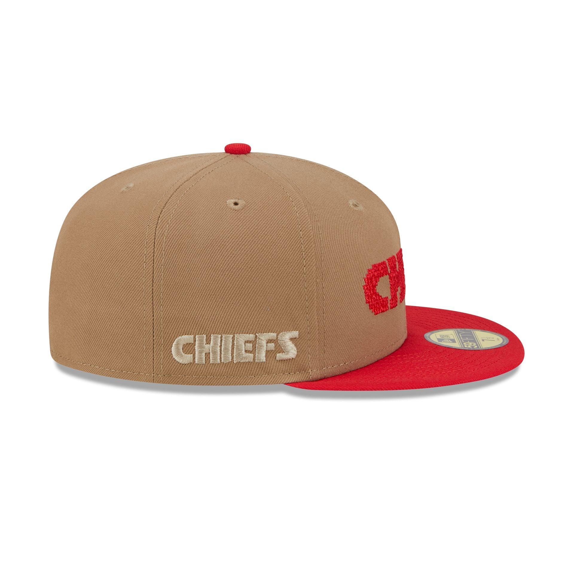 Kansas City Chiefs Classic 8-Bit Wordmark 59FIFTY Fitted Hat Male Product Image