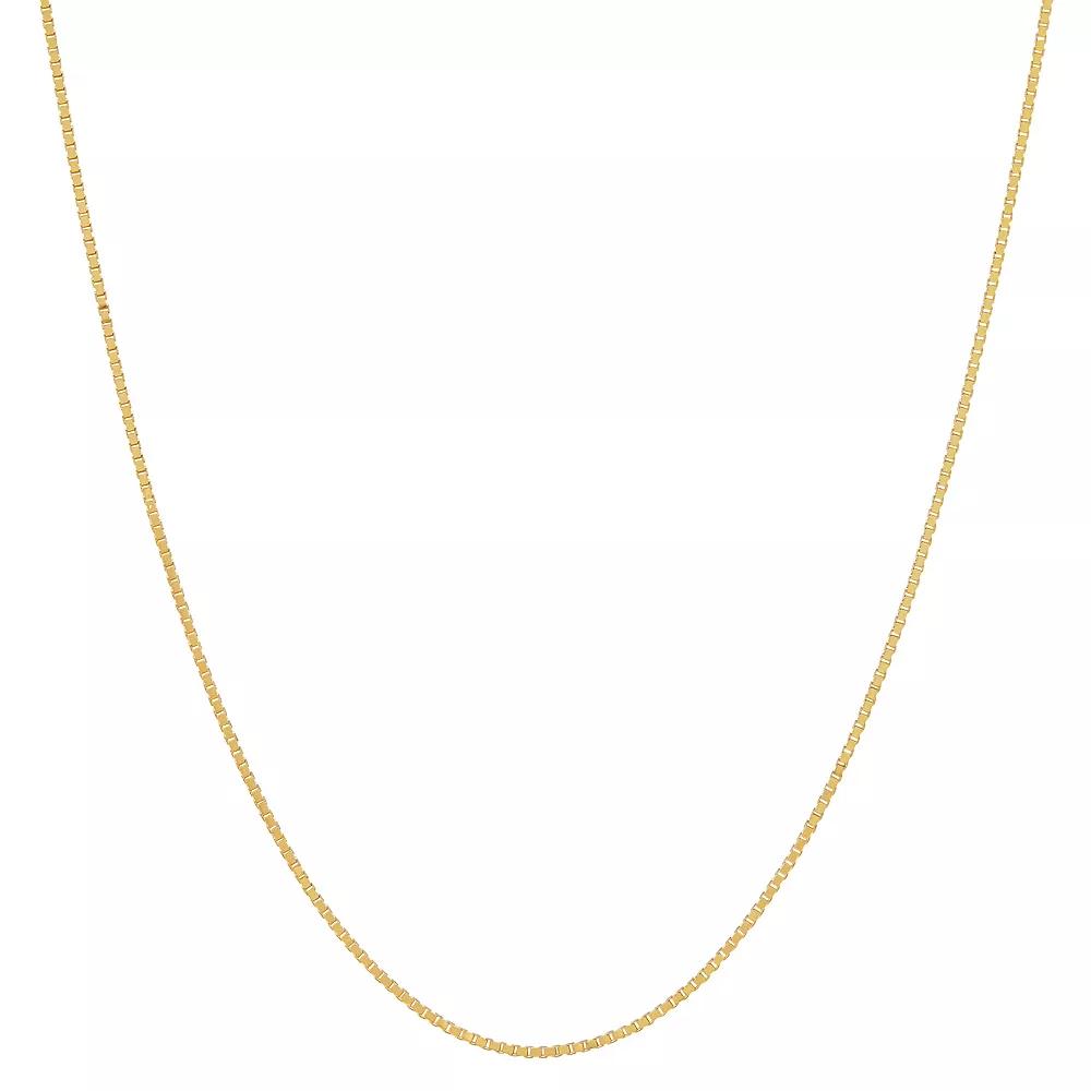 Everlasting Gold 14k Gold Diamond-Cut Box Chain Necklace - 20-in., Women's, Size: 20" Product Image