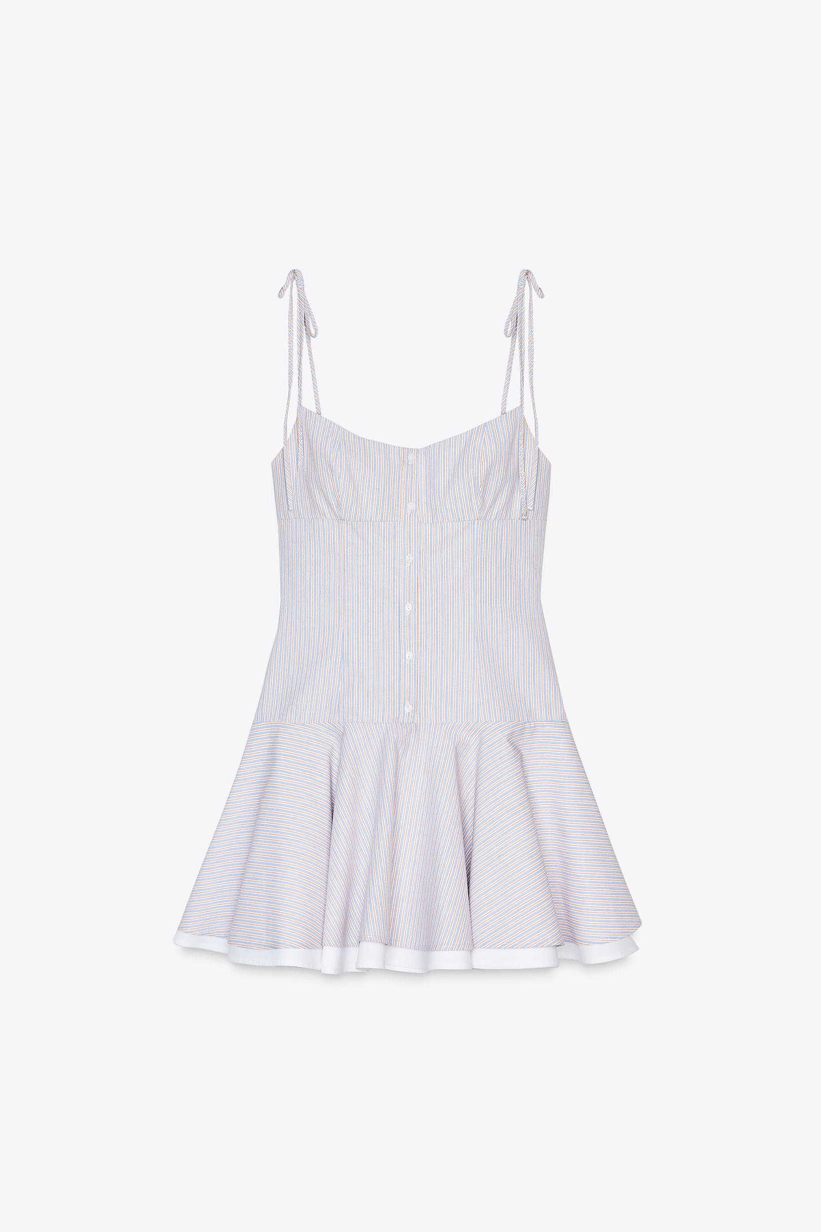 SHORT STRIPED DRESS Product Image