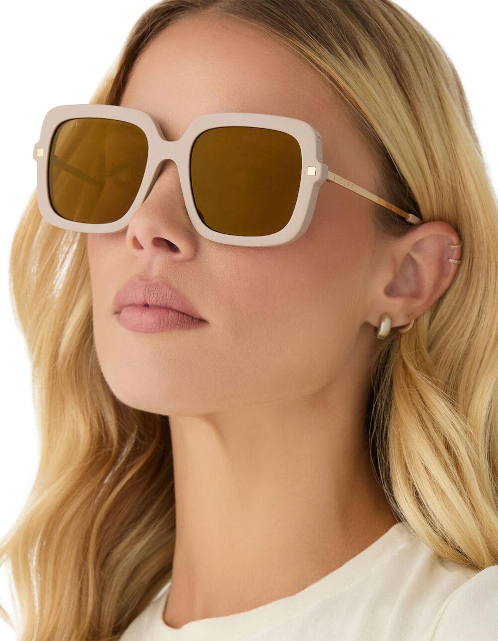 DIFF EYEWEAR Sandra Sunglasses - BEIGE Product Image