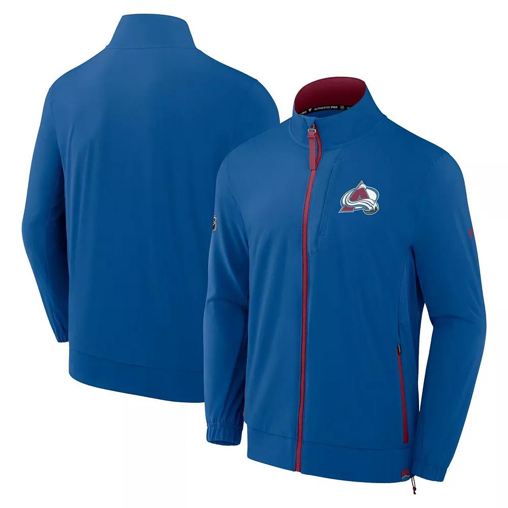 Mens Fanatics Colorado Avalanche Authentic Pro Rink Coaches Full-Zip Jacket Product Image