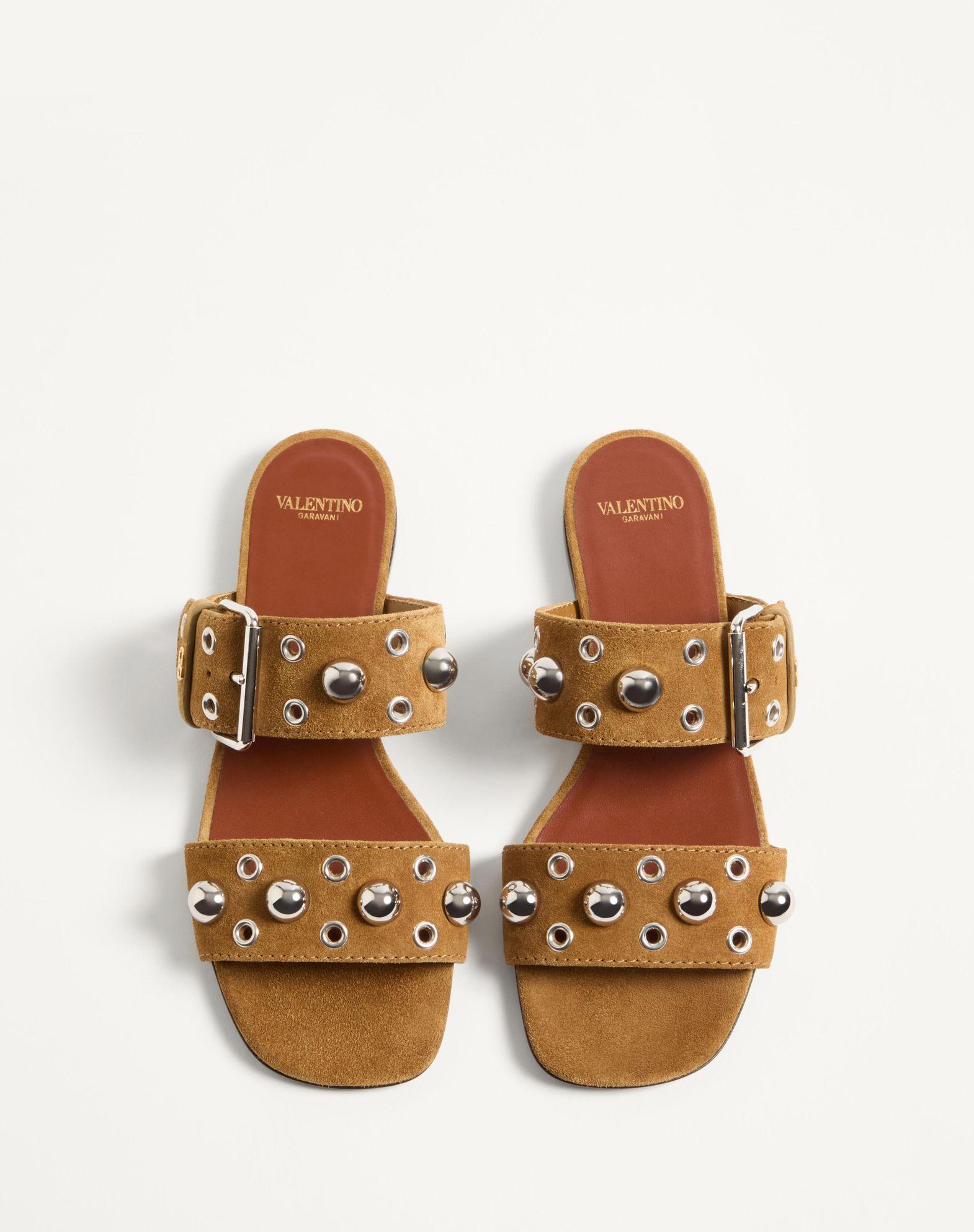 Nellcôte Crust Leather Slide Sandal Product Image