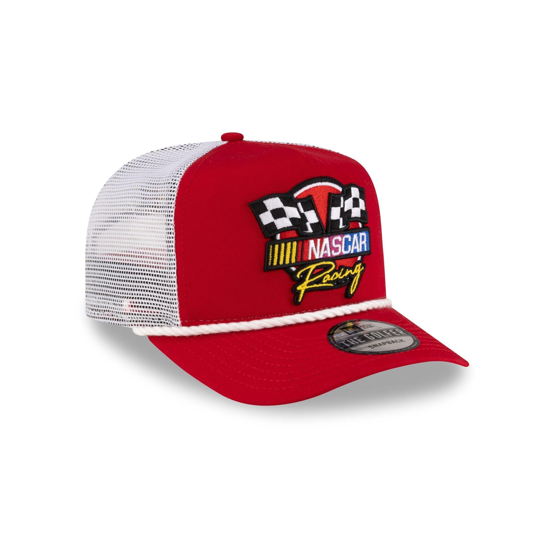 NASCAR Classics Flags Red Golfer Hat Male Product Image
