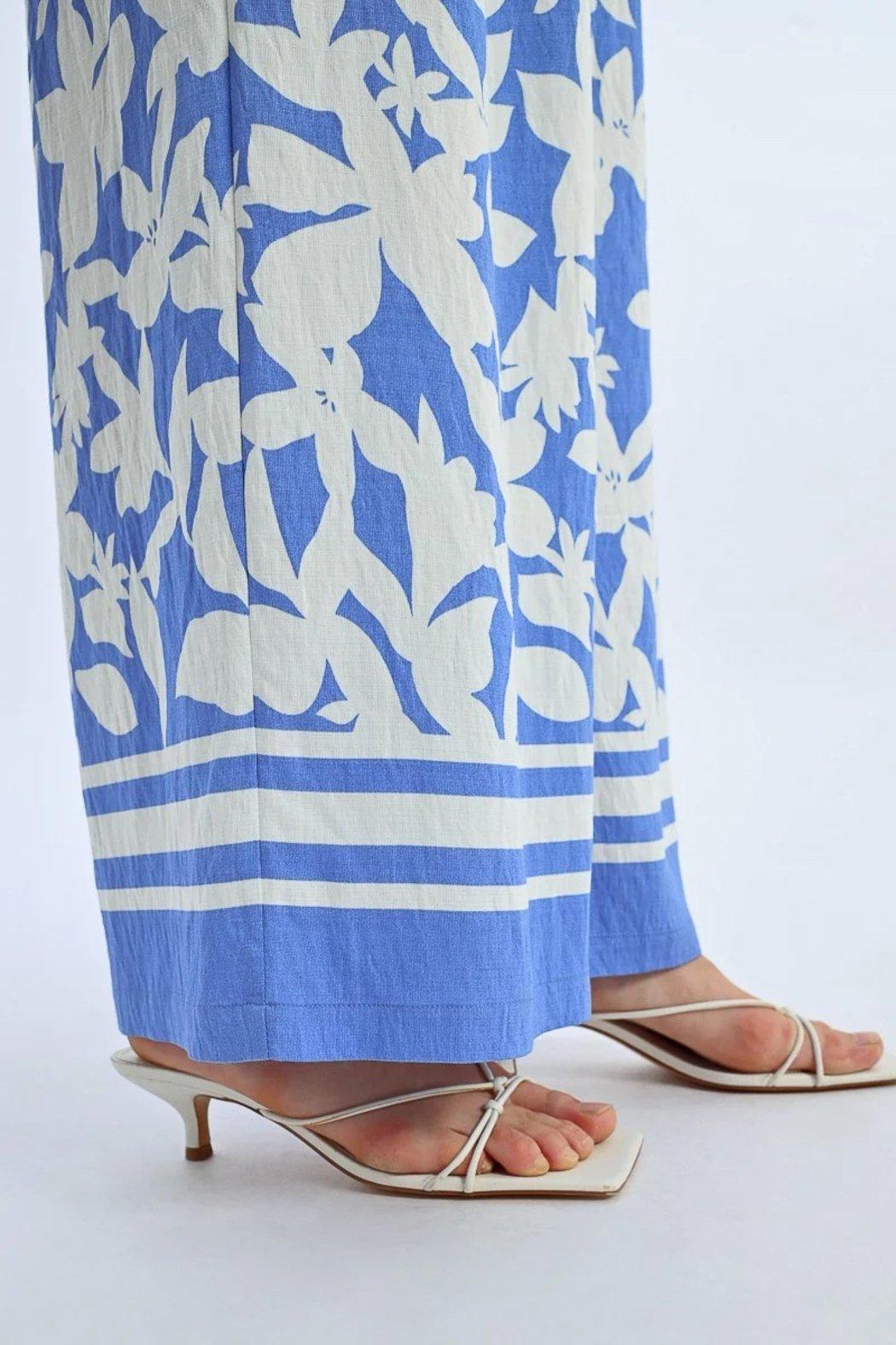 Printed Wide Pants Product Image