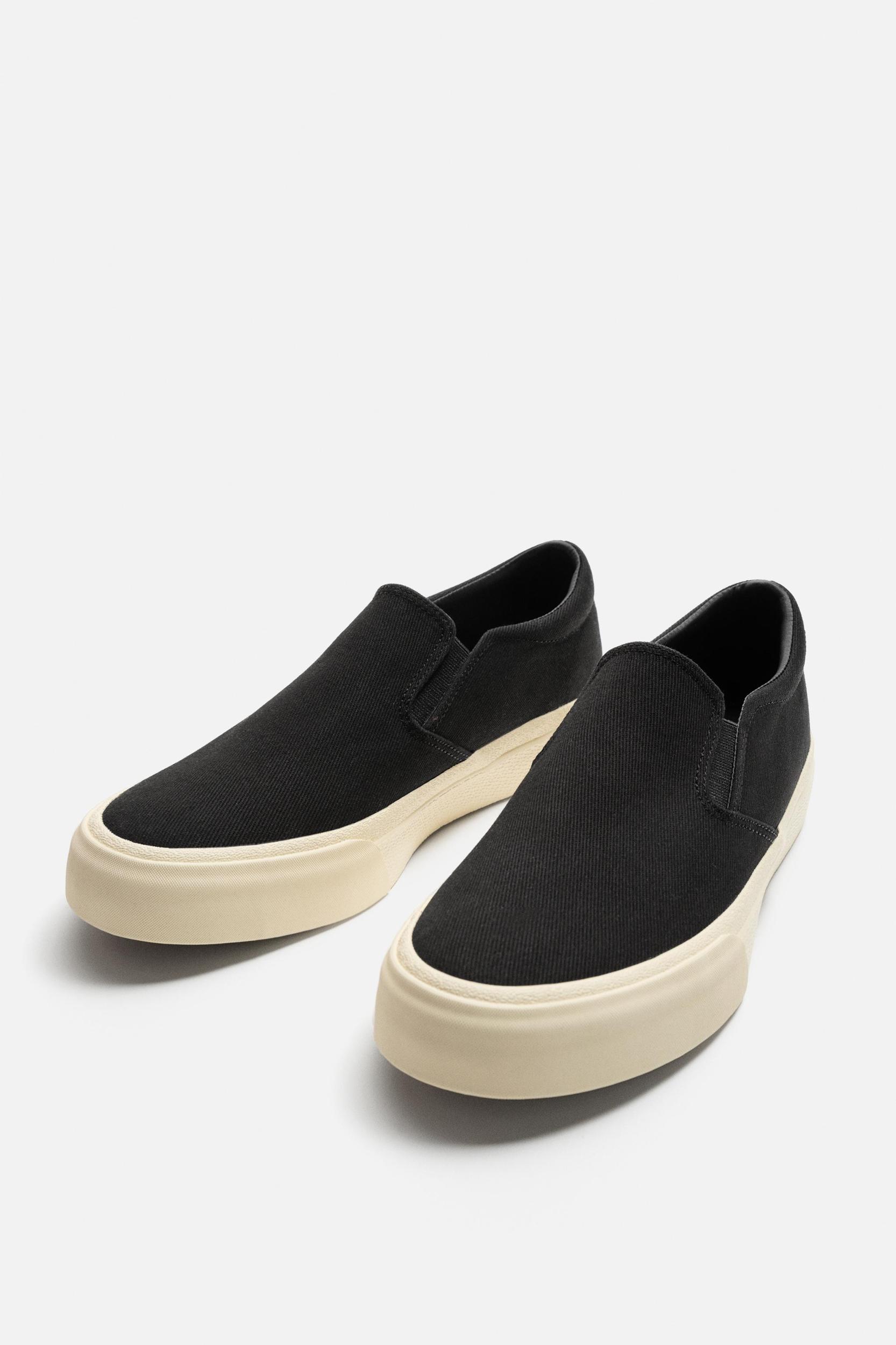FABRIC LACELESS SNEAKERS Product Image