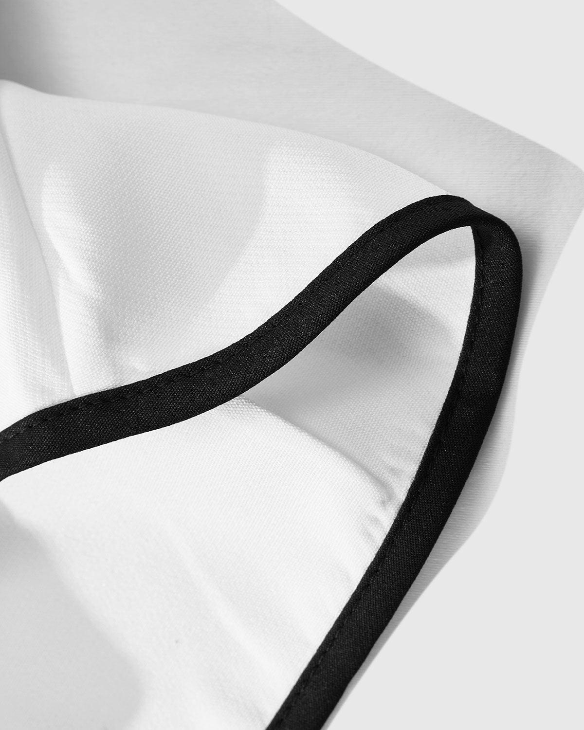 Off White  Contrasting Vest Product Image