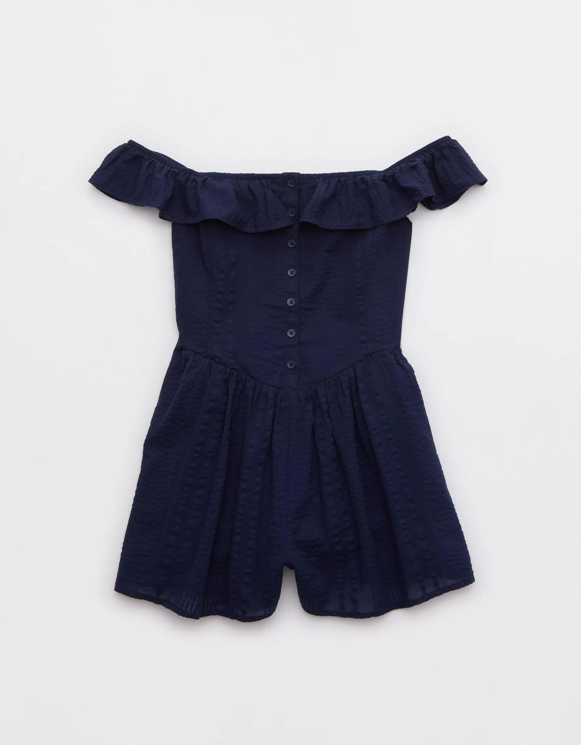 Aerie Off The Shoulder Romper Product Image