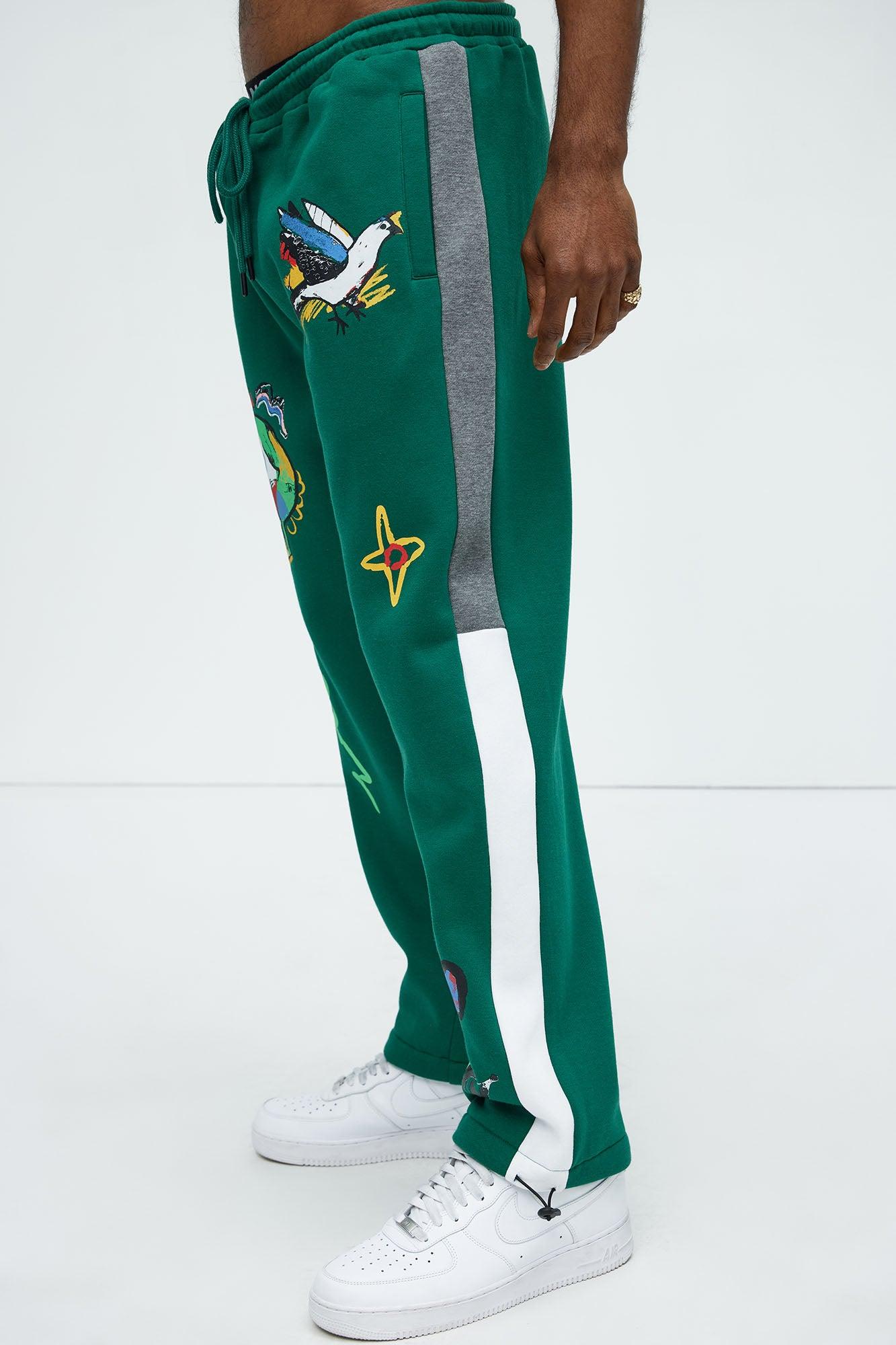 Make Art Sweatpants - Green Product Image