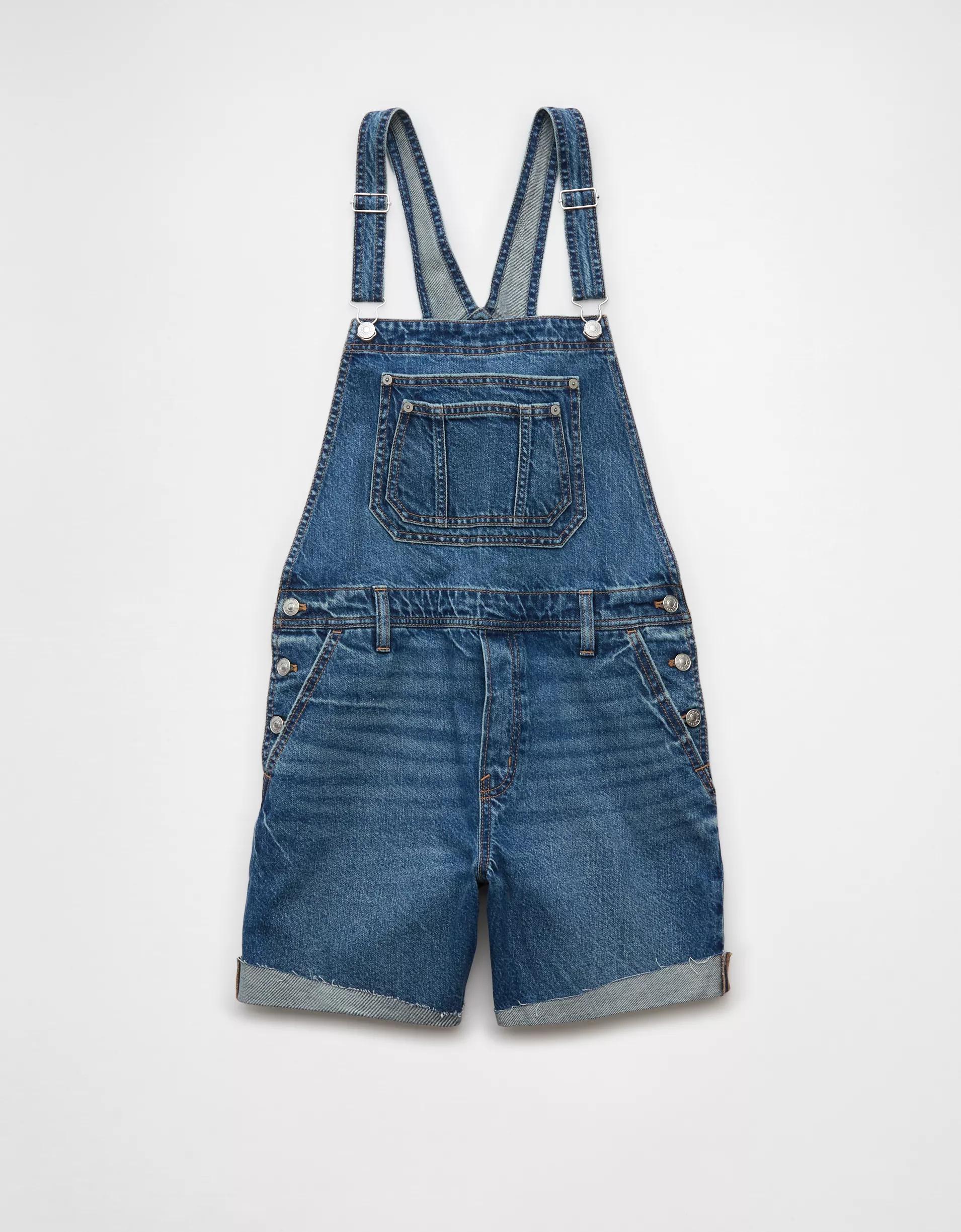 AE Baggy Denim Short Overall Product Image