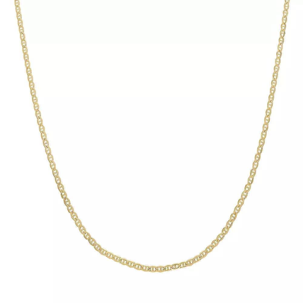 Jordan Blue 14k Gold Mariner Pendant Necklace, Women's, Size: 18" Product Image