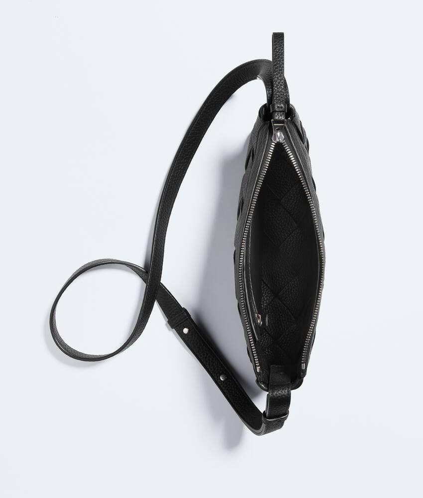 Men's Diago Zipped Messenger in Black Product Image