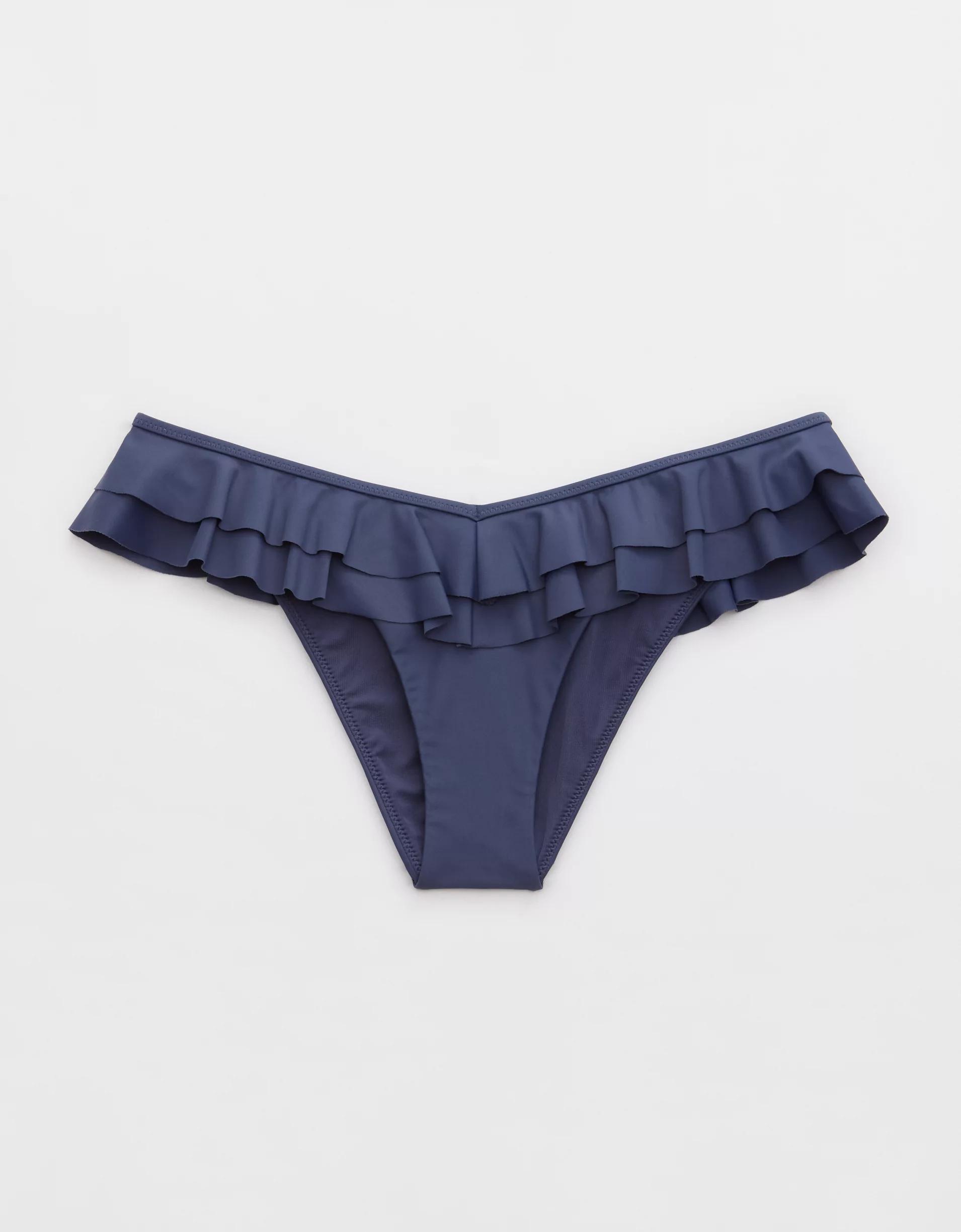 Aerie Ruffle Cheeky Bikini Bottom Product Image